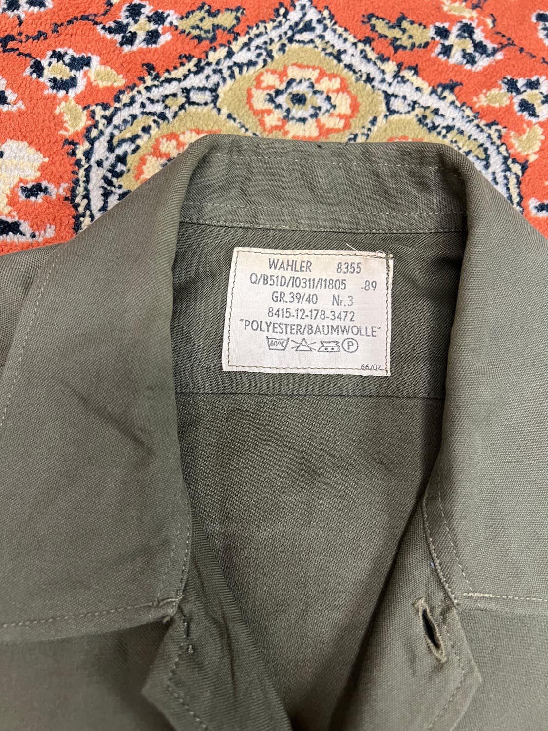 [L] 독일군 빈티지 밀리터리 셔츠 상품이미지2