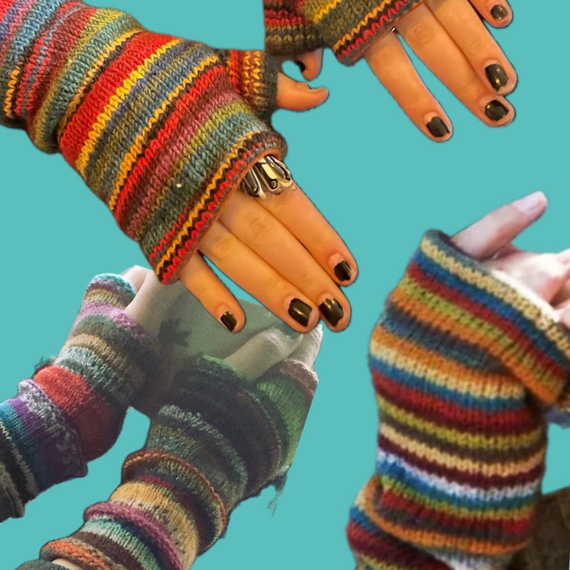 핀터깔 스트라이프 핸드워머 상품이미지3