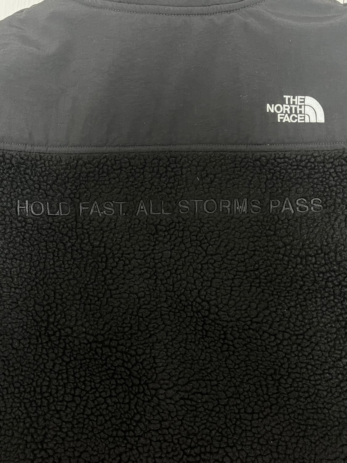 새상품 노스페이스 뽀글이 반집업 양털 하프집업 100 L 블랙 후리스 상품이미지10