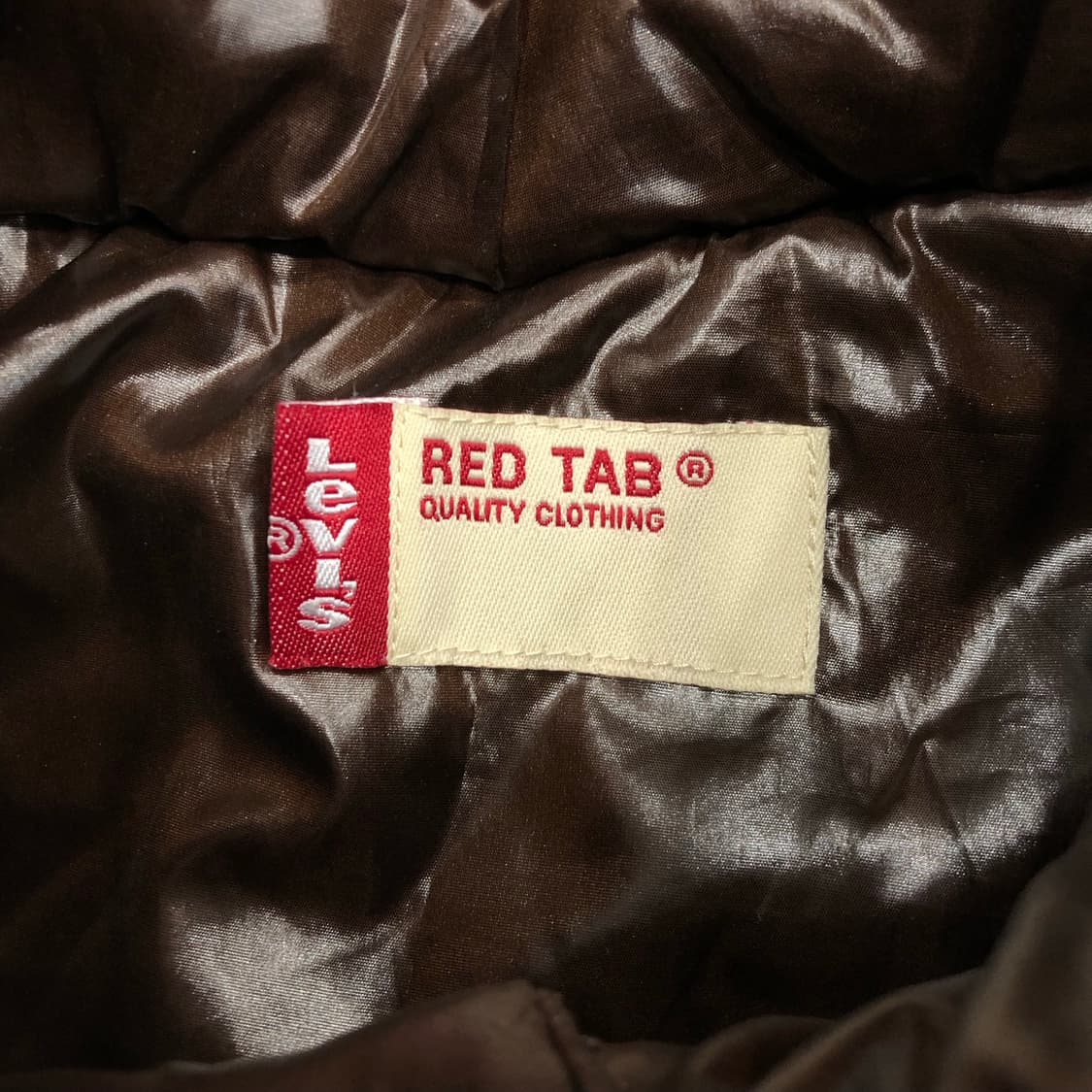 리바이스 초코 브라운 501 후드 패딩 조끼 상품이미지9