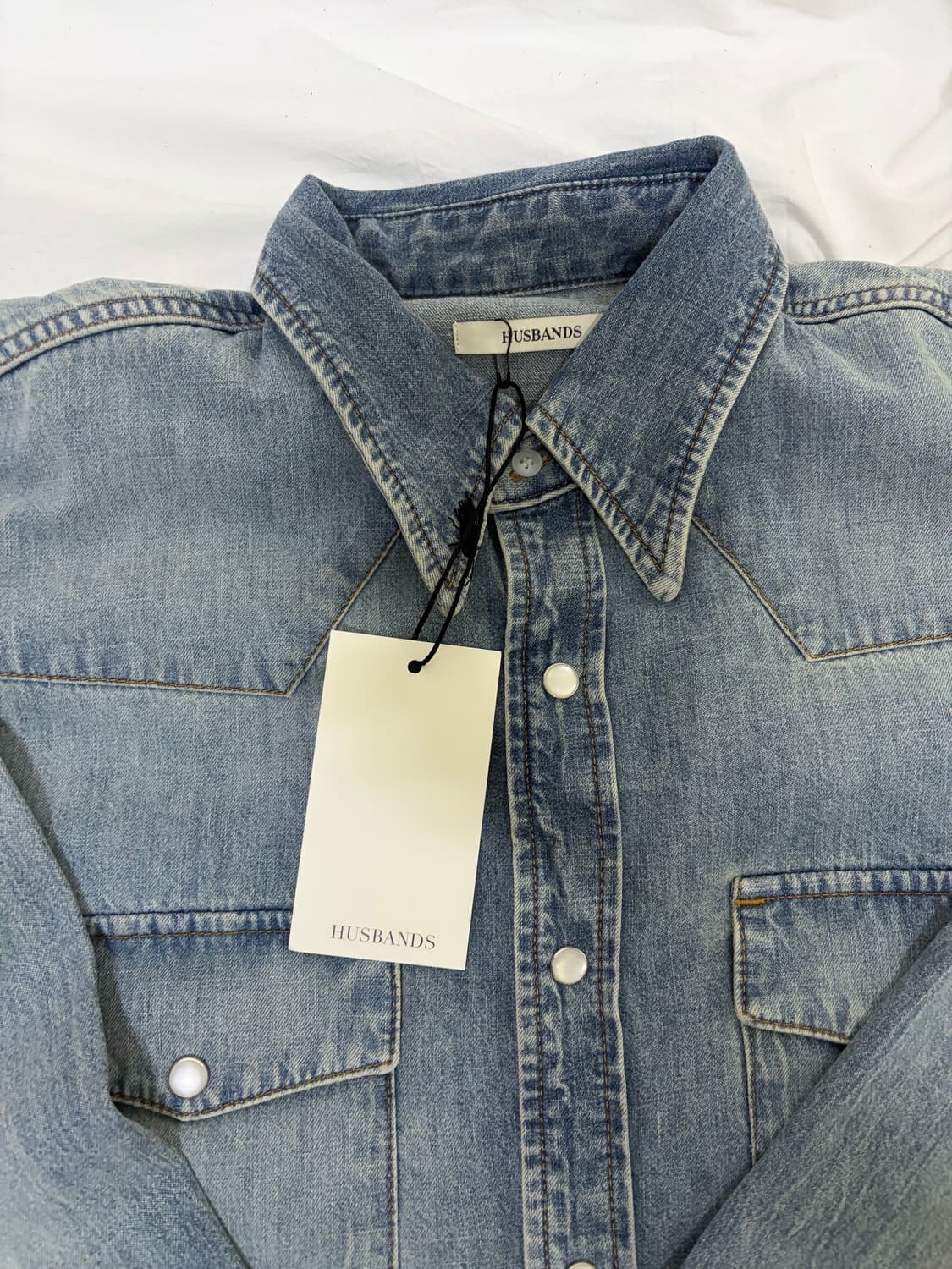 (새) Husbands Paris 웨스턴셔츠 라이트블루 41 상품이미지2