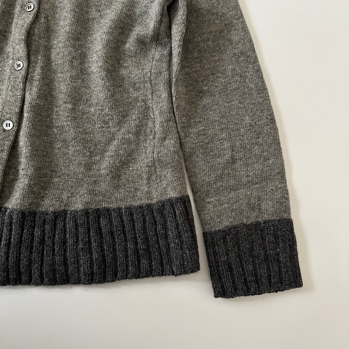 요지야마모토 y's for living 투톤 가디건 상품이미지3