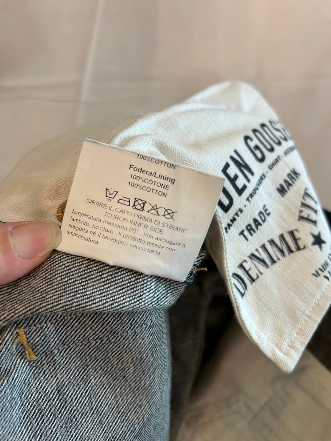 GOLDEN GOOSE Denime Fit 골든구스 데님팬츠 상품이미지10