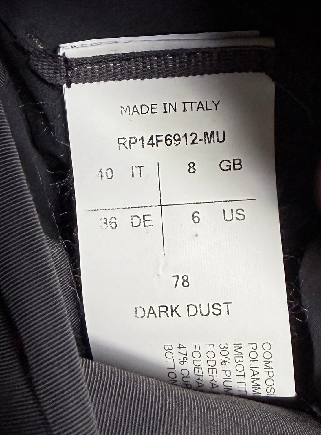 RICKOWENS 릭오웬스 다크더스트 MU 아카이브 구스다운 패딩 베스트 상품이미지9