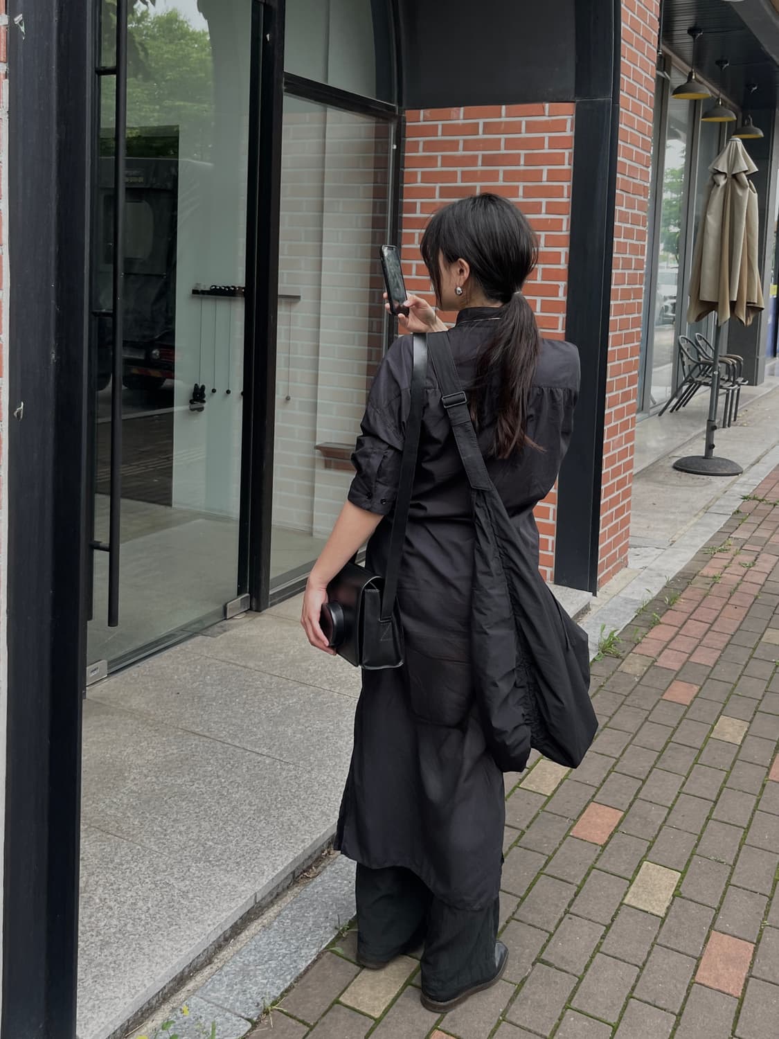르메르 스탠드업 칼라 랩셔츠 드레스 상품이미지8
