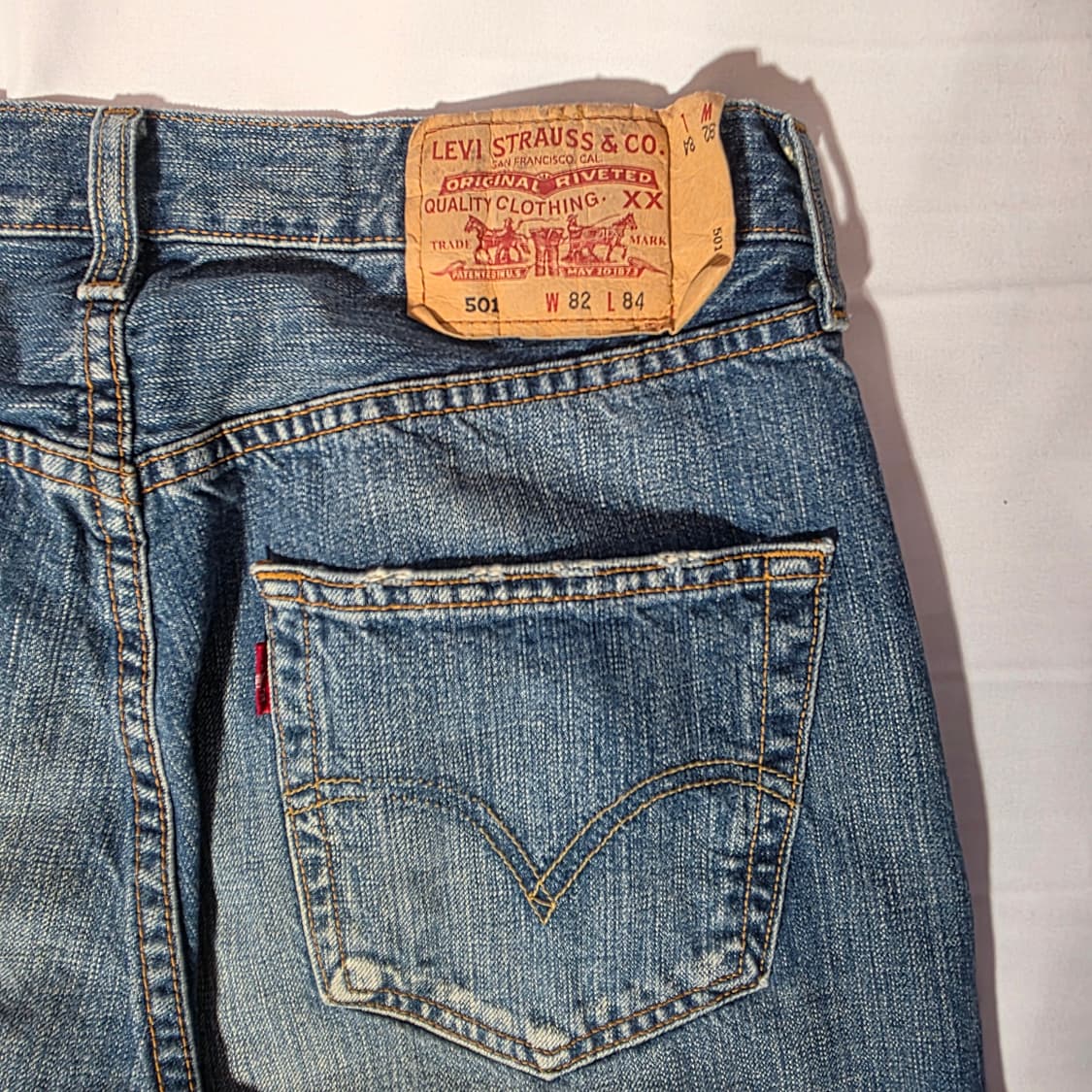 [32X33]00s 리바이스 LEVIS 501 데님팬츠 상품이미지7
