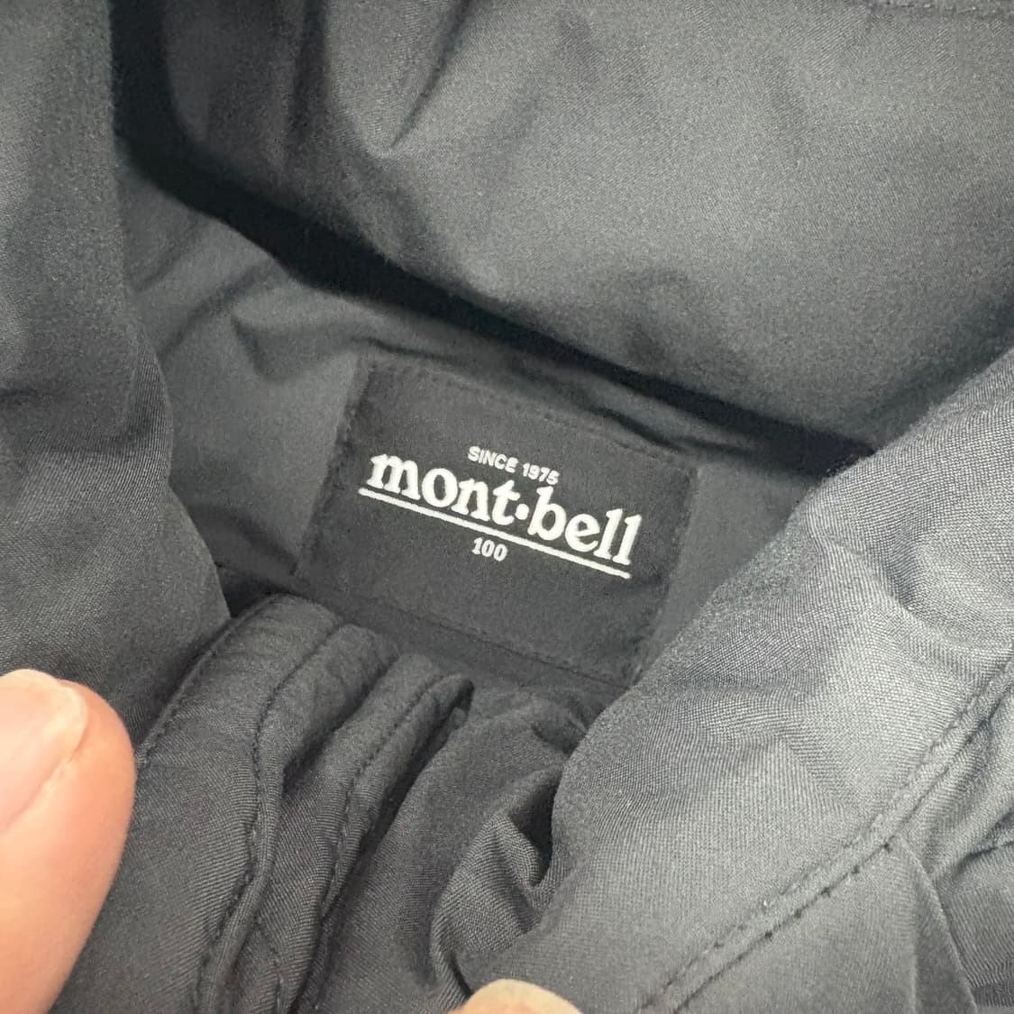 (100)몽벨 경량 패딩 자켓 그레이 상품이미지4
