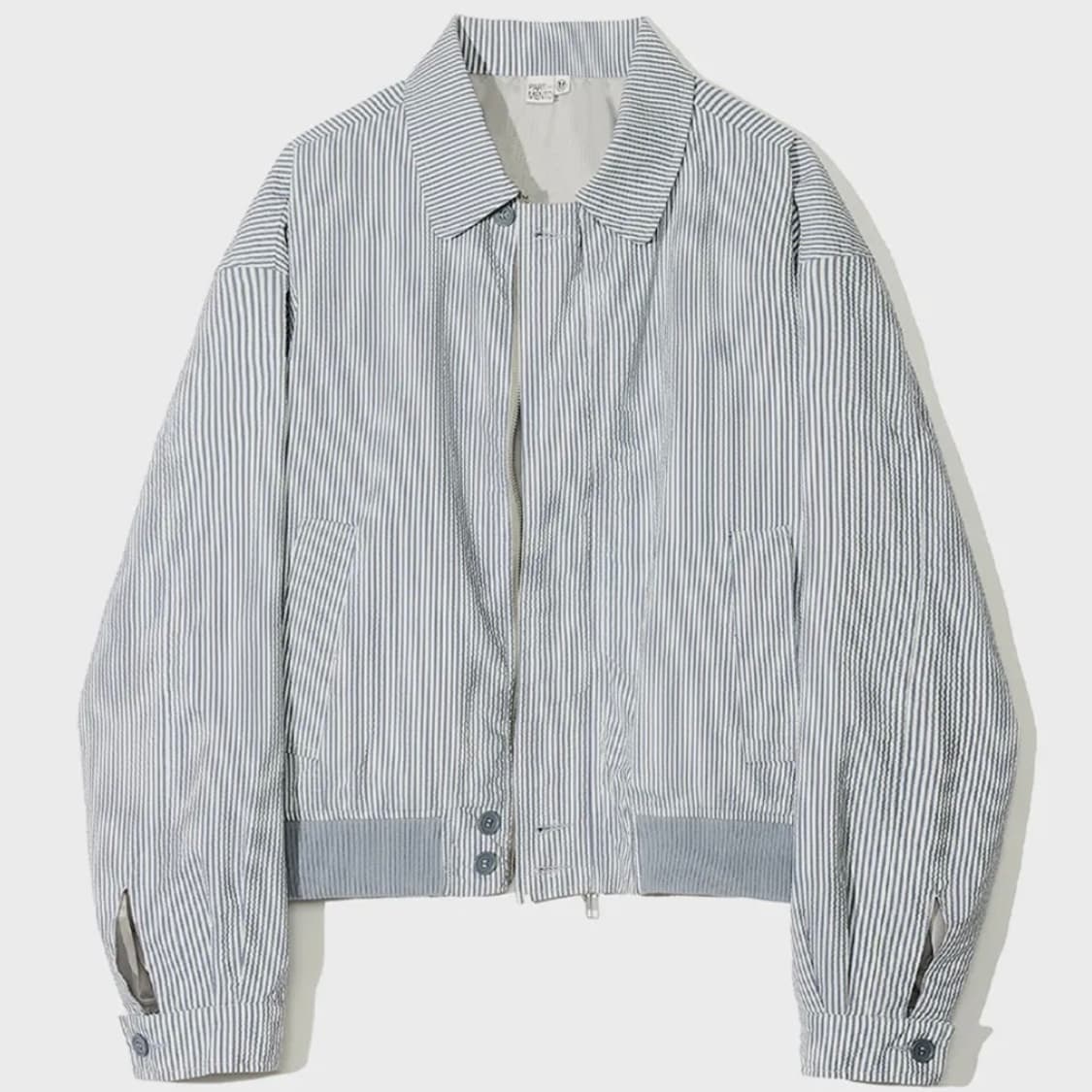 파르티멘토 Stripe Harrington Jacket Blue M 상품이미지1