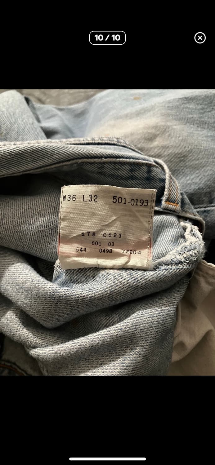 90s 리바이스 501 상품이미지7