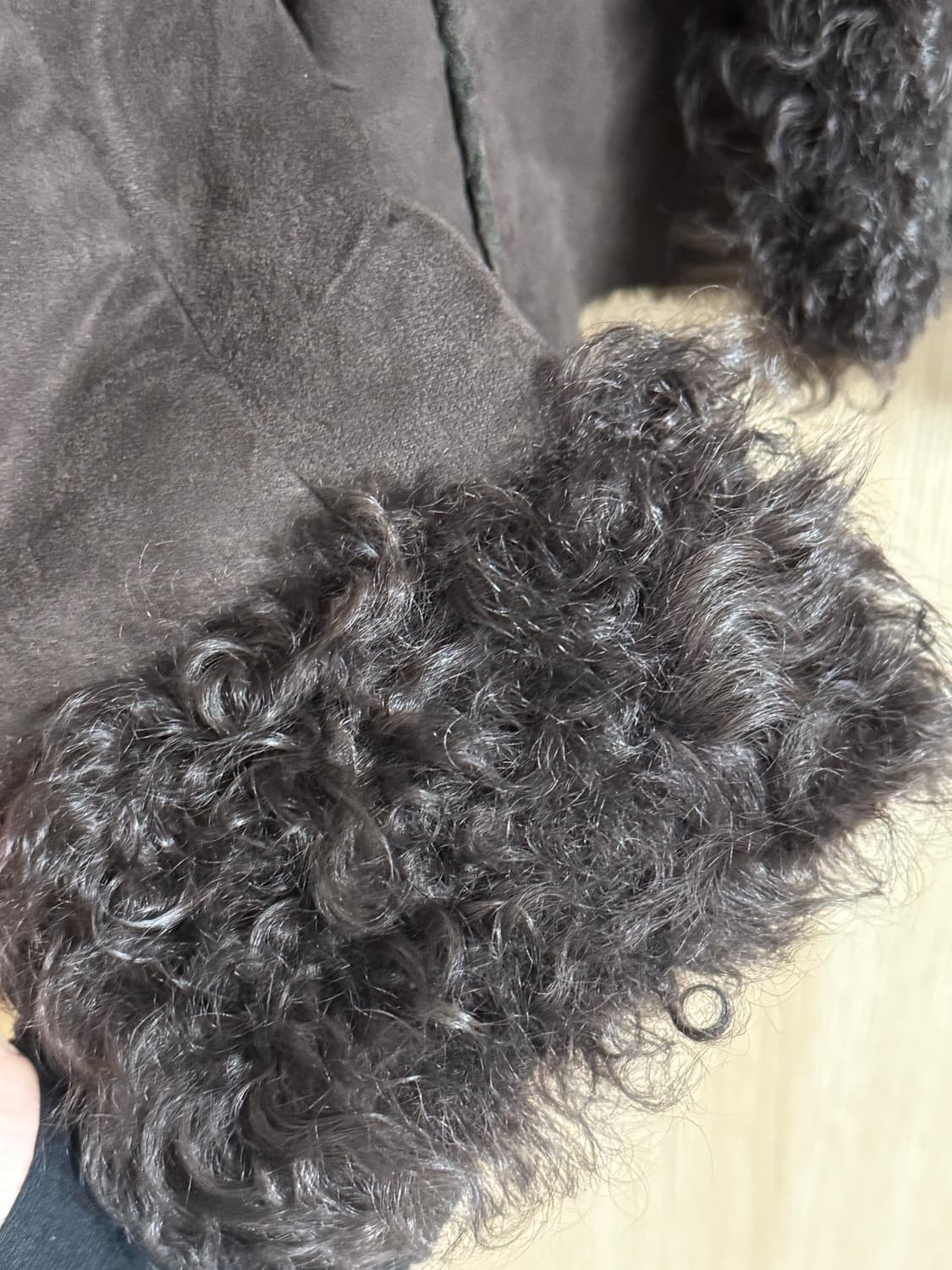 빈티지 브라운 무스탕 자켓 상품이미지3