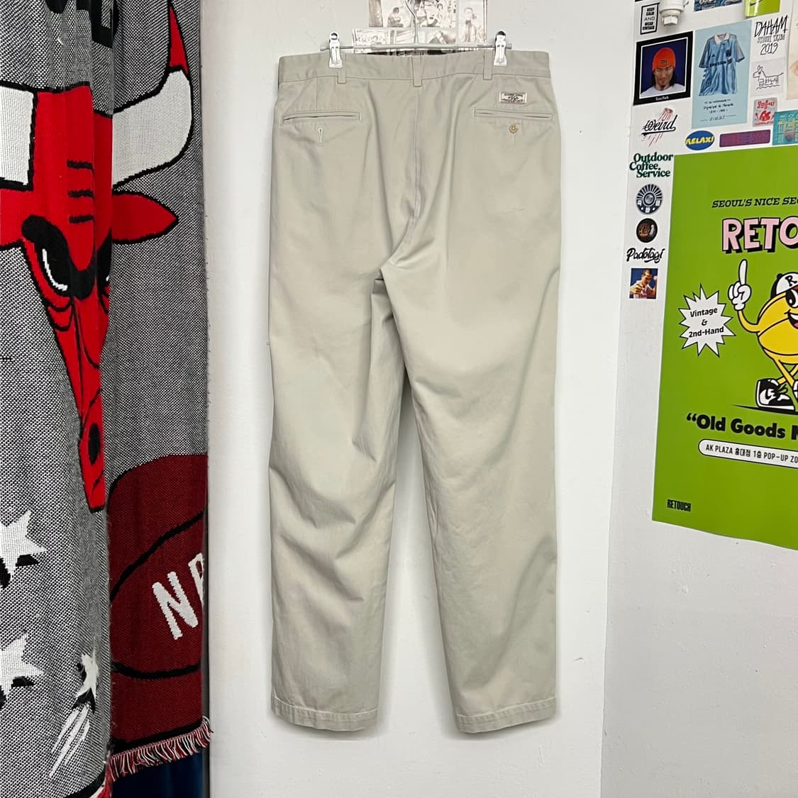 90's 폴로 앤드류 투턱 치노팬츠 상품이미지8
