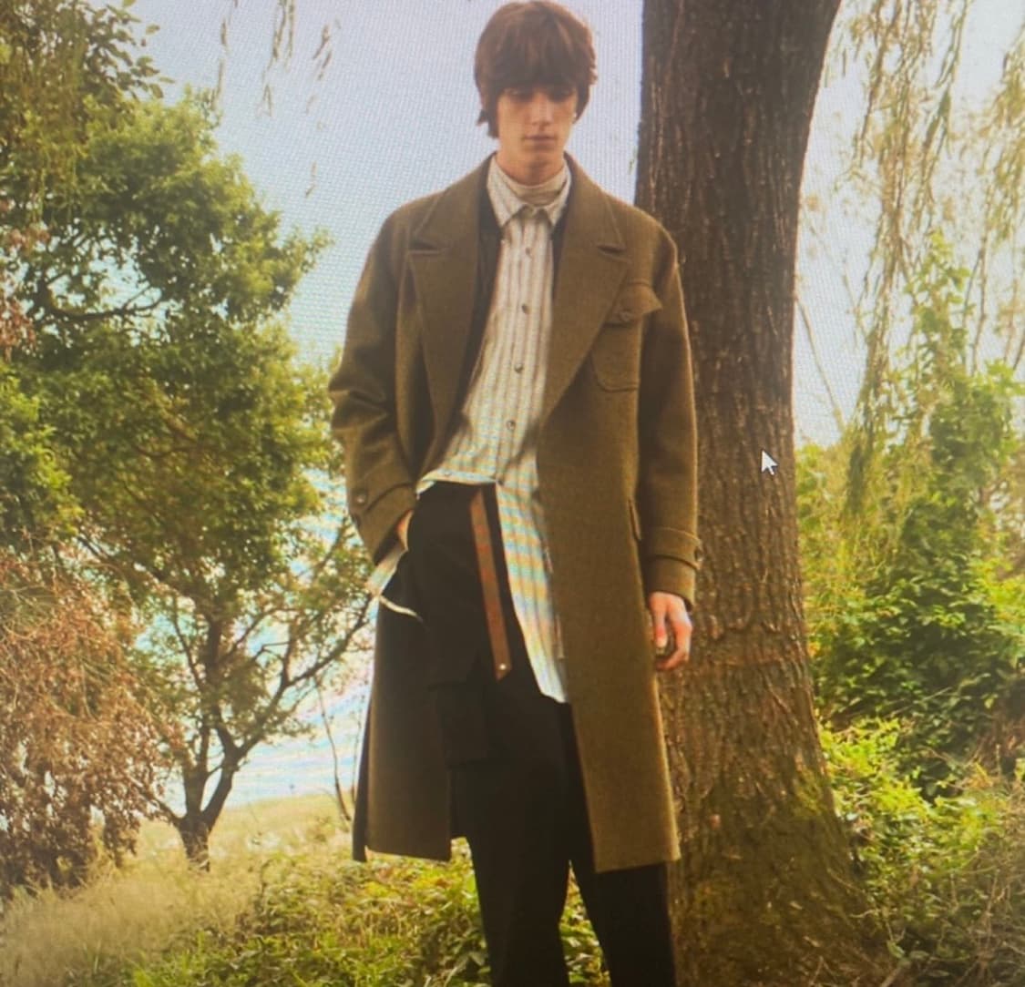 앤더슨벨 유니섹스 밀리터리 로브 코트 판매합니다. 상품이미지1