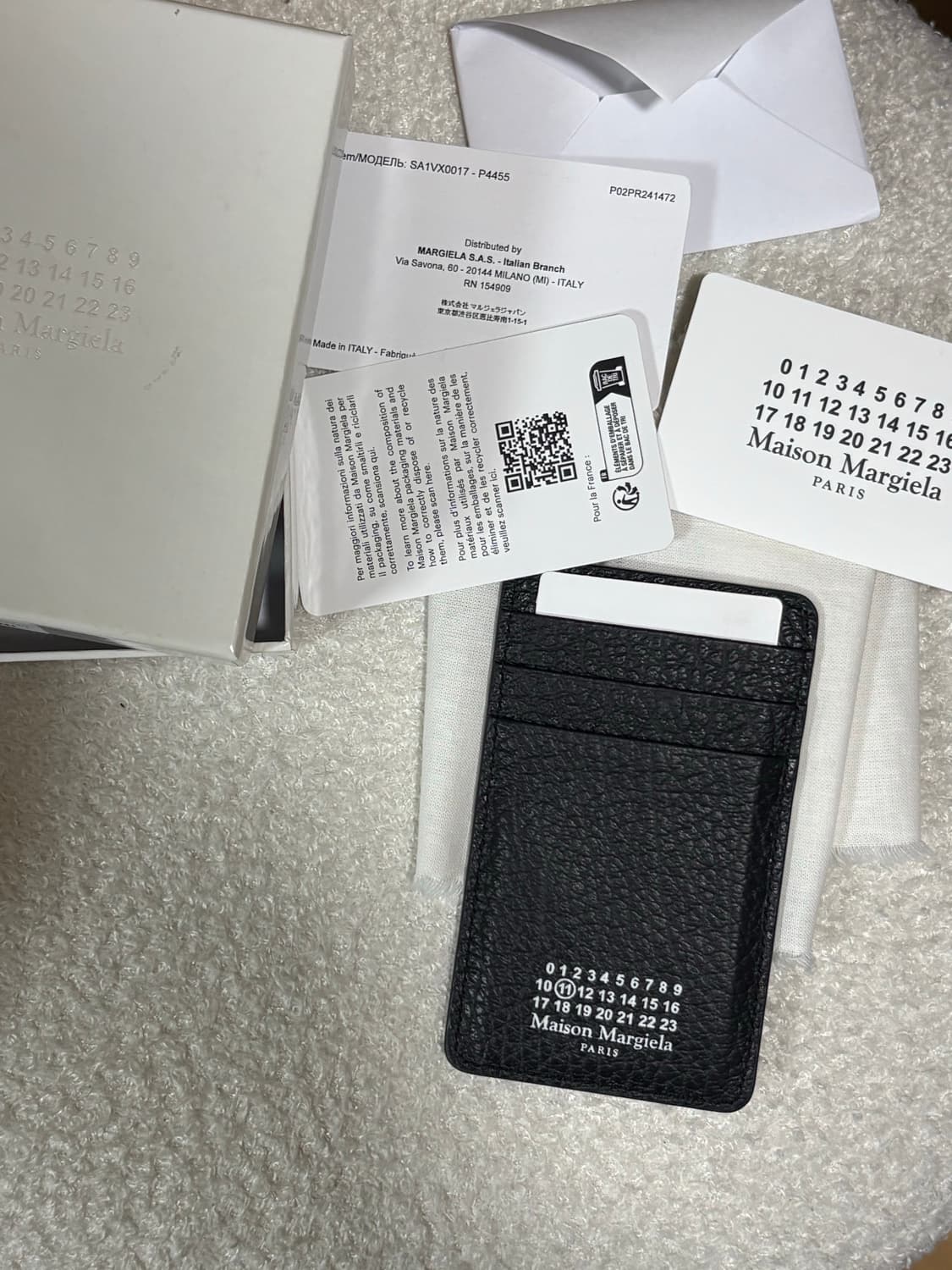 메종 마르지엘라 버티컬 스티치 카드 홀더 (이번주만 15만 판매) 상품이미지2