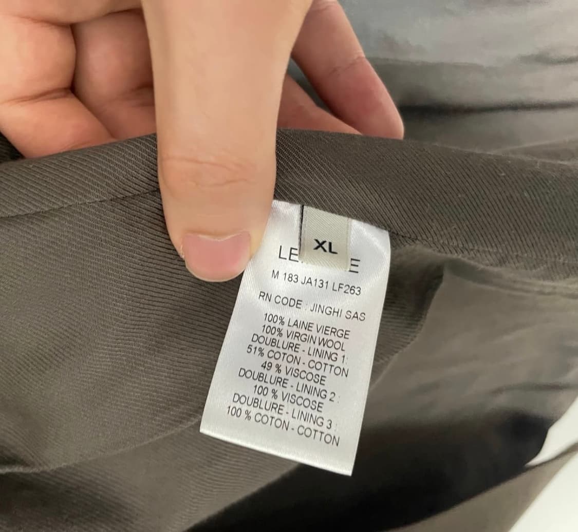 르메르 18fw 버진 울 블레이저 XL 상품이미지3