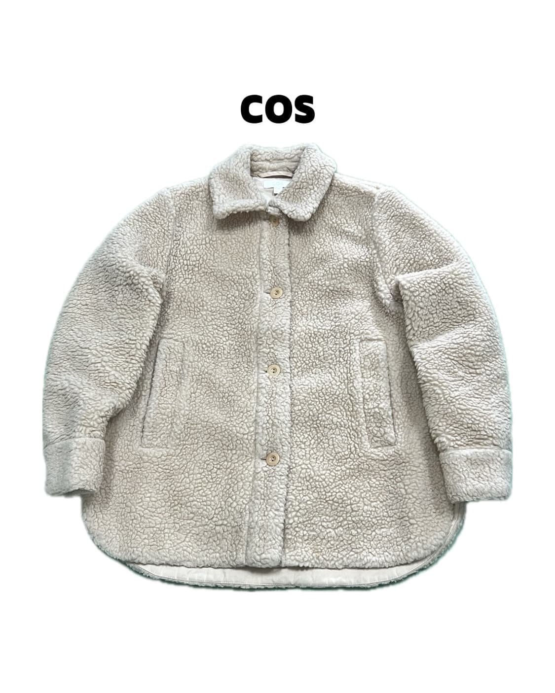 코스 울혼방 양털 뽀글이 후리스 자켓 상품이미지1