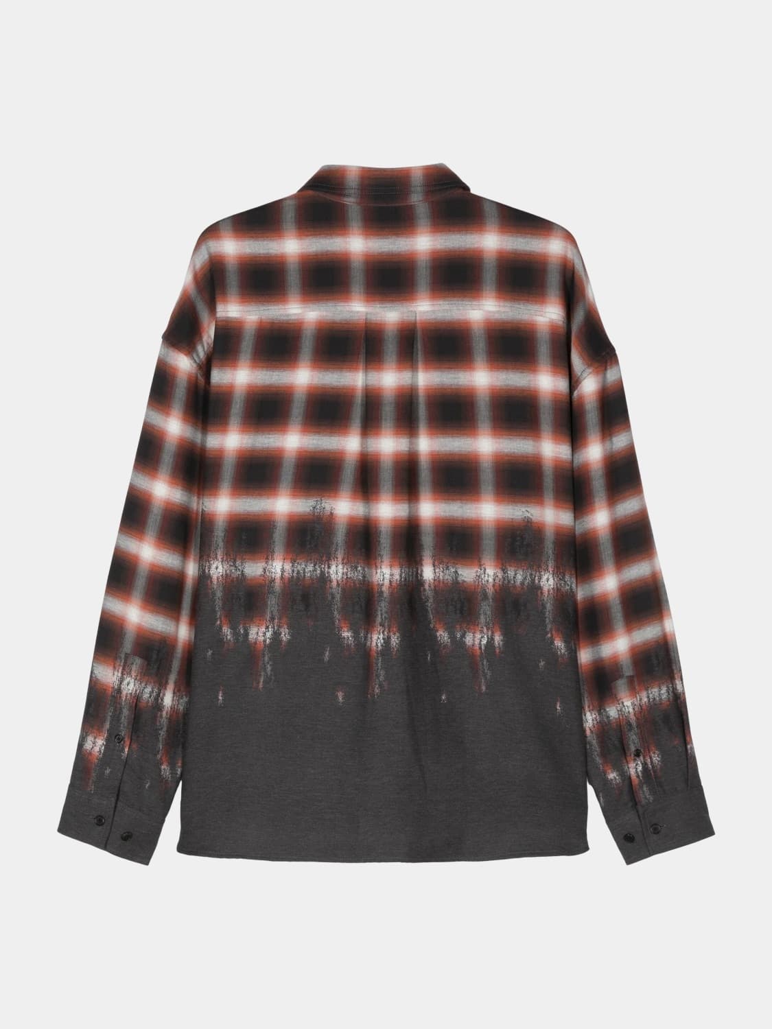 준지 24fw 보더 체크셔츠 브라운 48 상품이미지3