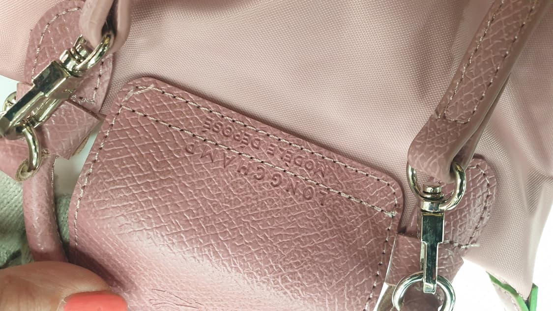 롱샴 르 플리아쥬 미니 핑크 크로스백 상품이미지5