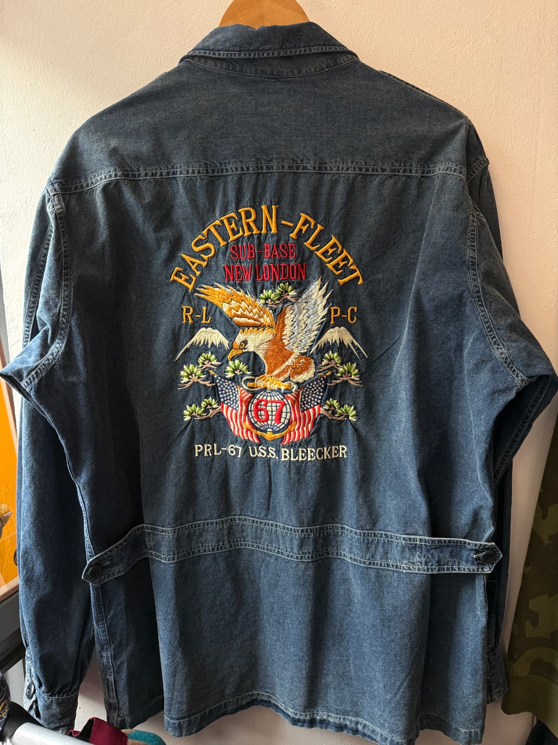 폴로랄프로렌 인디고 데님 정글퍼티그 자켓 L 상품이미지8