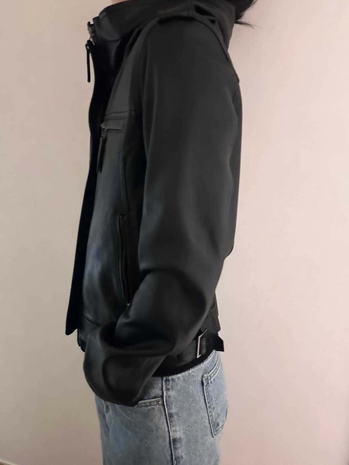 리얼 레더 자켓 이태리가죽 상품이미지2