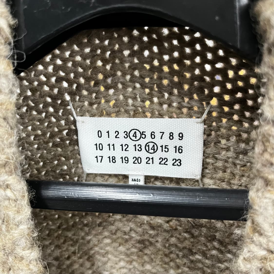 메종마르지엘라 울/알파카 오버핏 가디건 L 상품이미지3