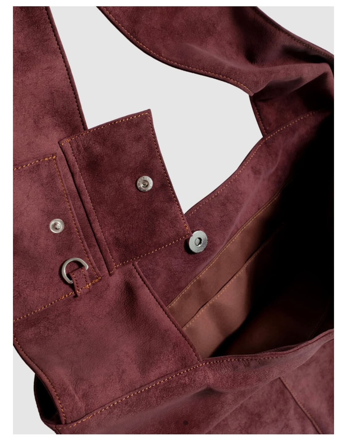 인앤양인하모니 Flap pocket bag (Wine)  상품이미지4