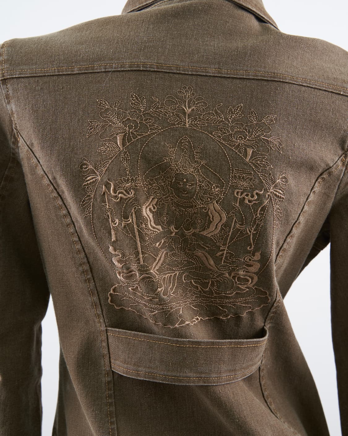 Ozz on 웨스텐 스트랩 부따 페인팅 원피스 상품이미지4