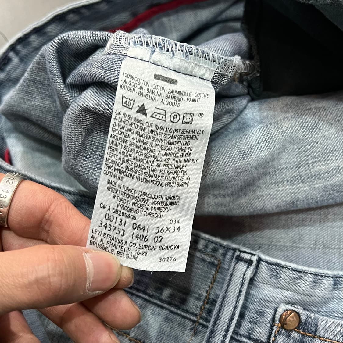  리바이스 엔지니어드진 데님 팬츠 y14573 상품이미지8