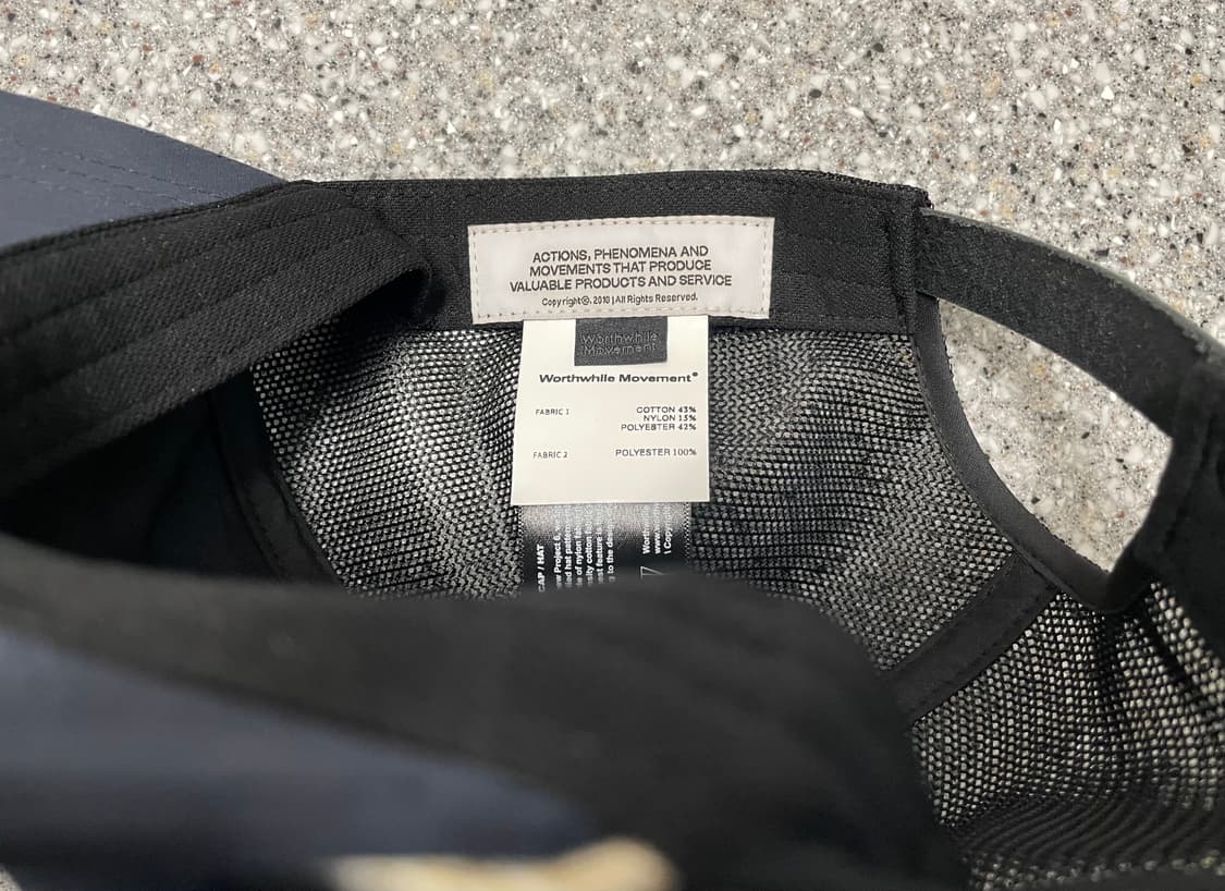 월스와일무브먼트 스트링 트러커 캡 다크네이비 컬러 상품이미지2