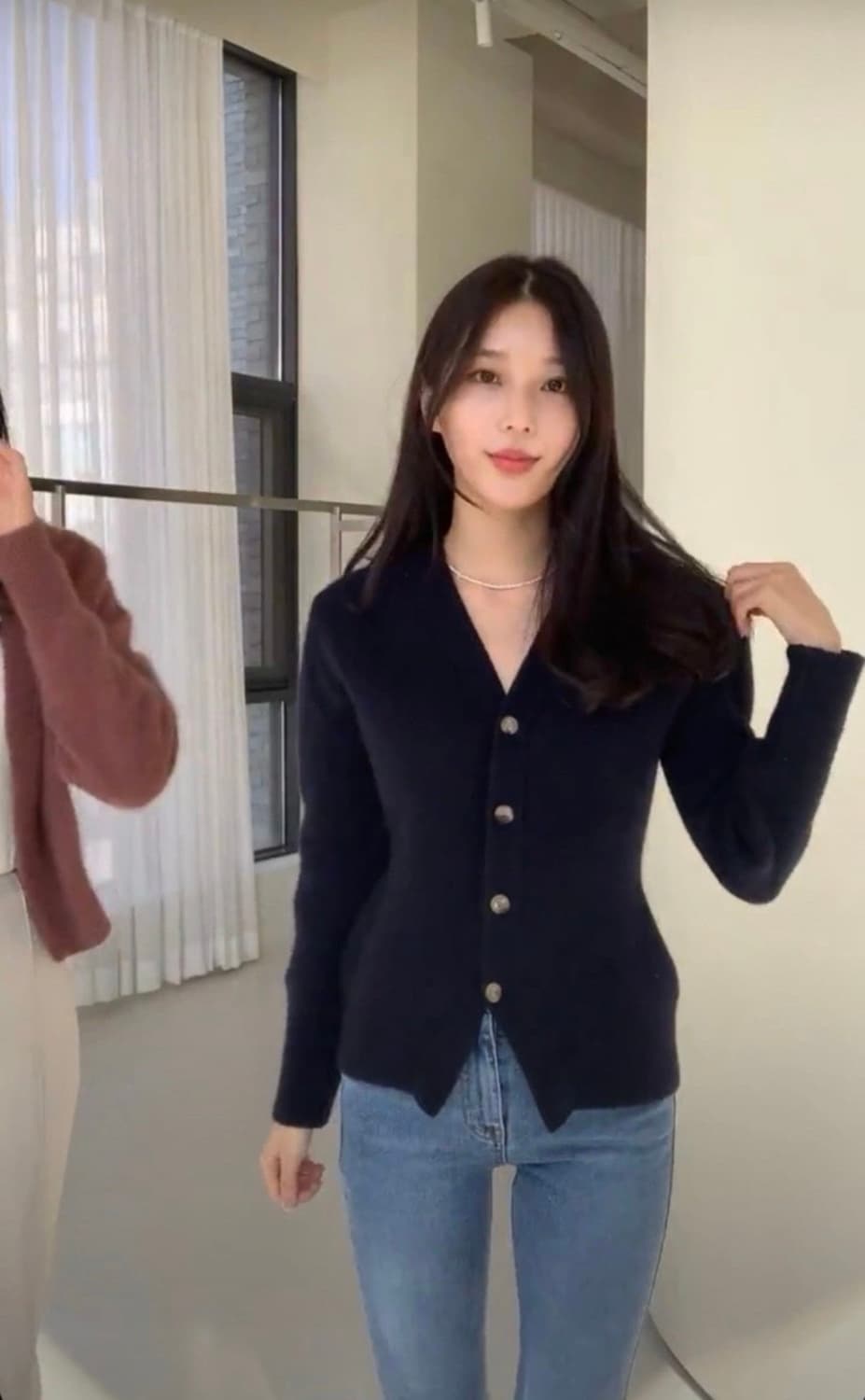 시에 sie 버킨 가디건(딥네이비) 상품이미지6