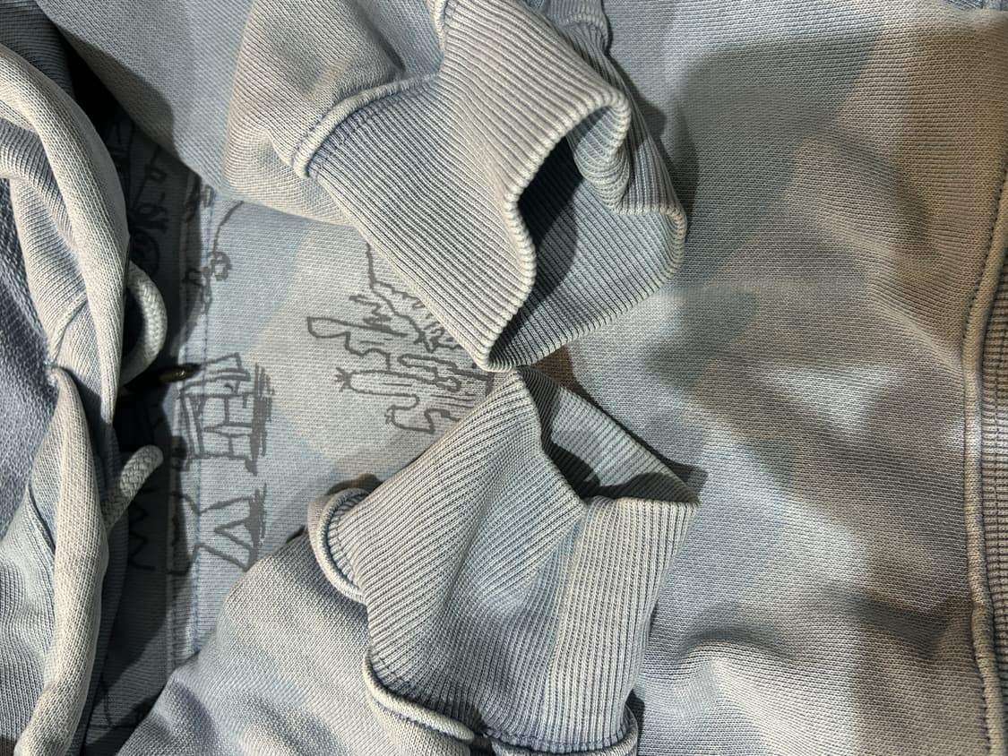 WACKY WILLY 후드티 하늘색 상품이미지7