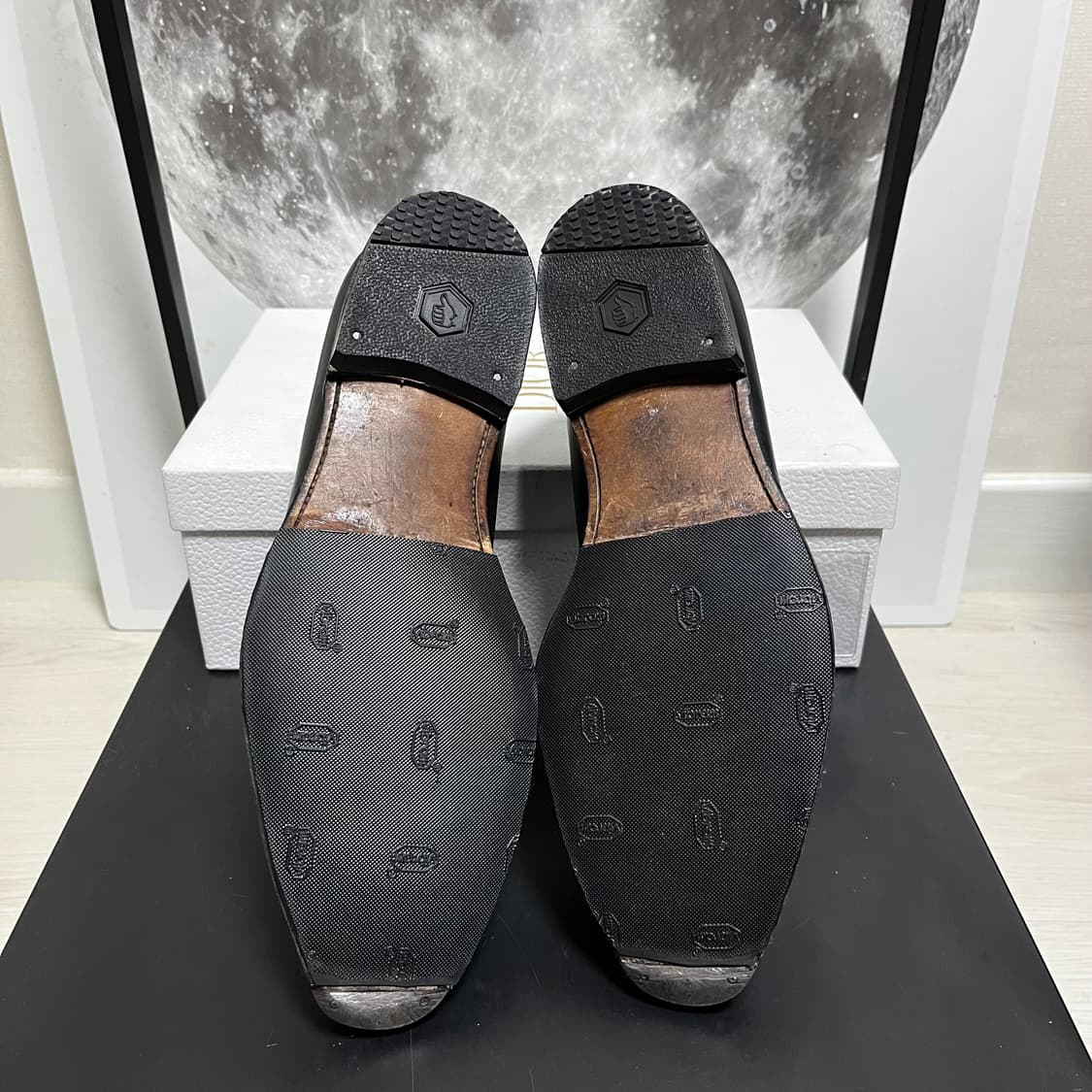 정품 8) 까르미나 블랙 페니로퍼 구두 265~270 상품이미지5