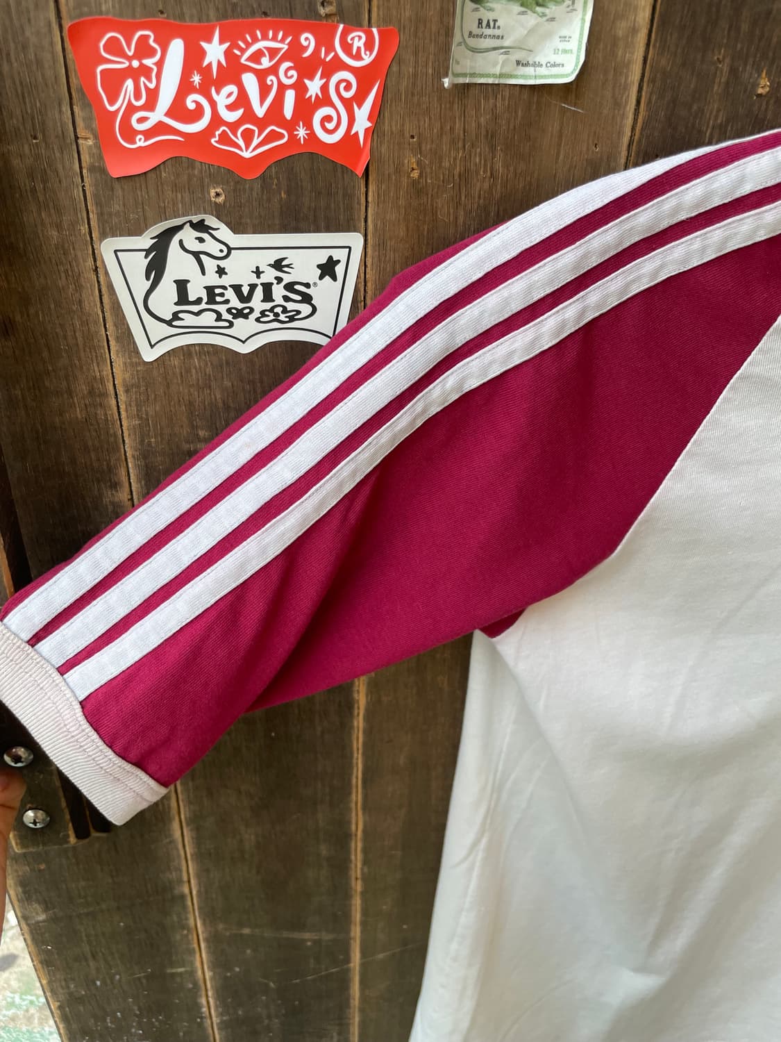 1970-80's Vintage adidas Raglan Tee 상품이미지5