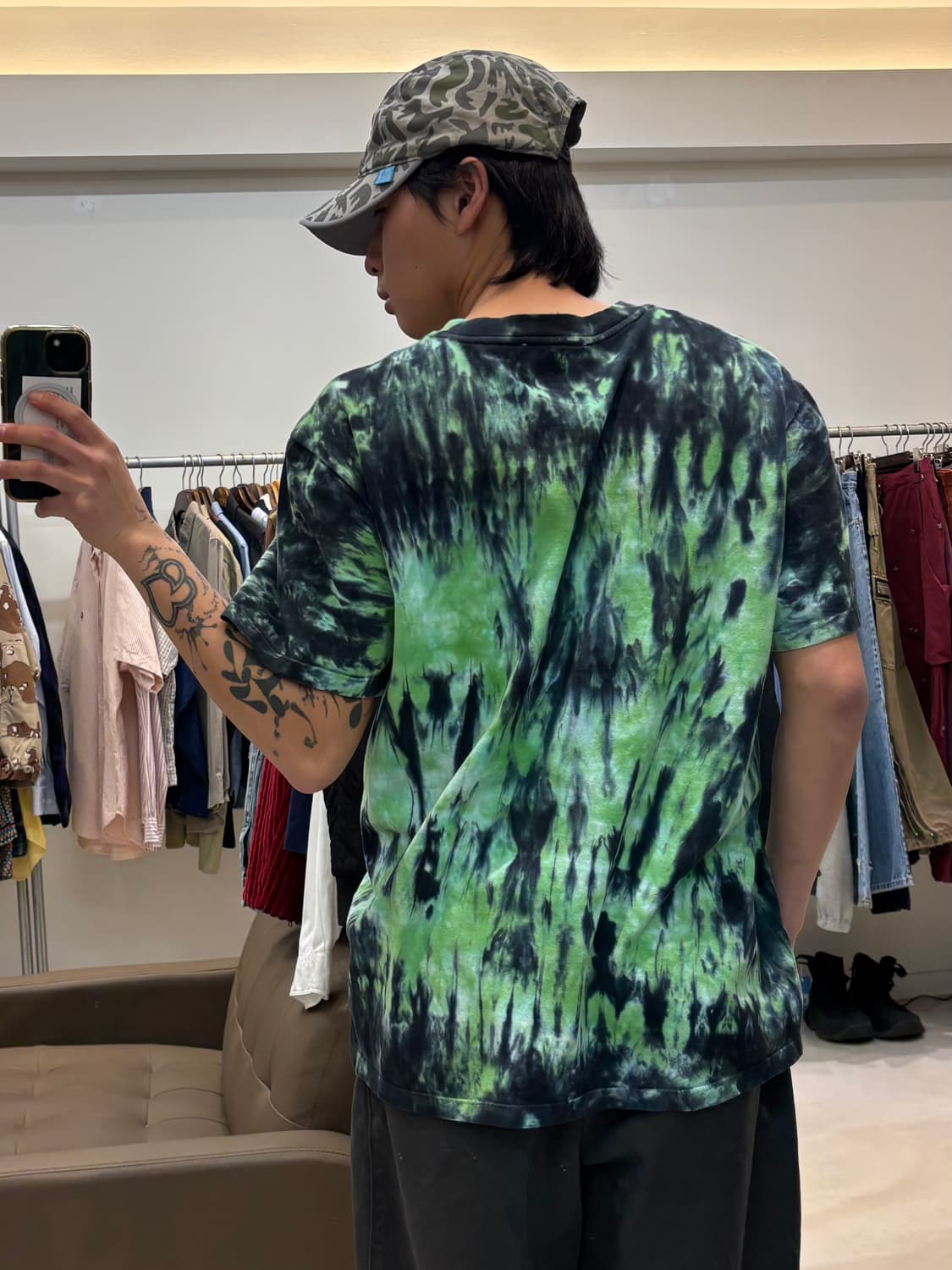 아미 타이다이 프린팅 티셔츠 상품이미지5