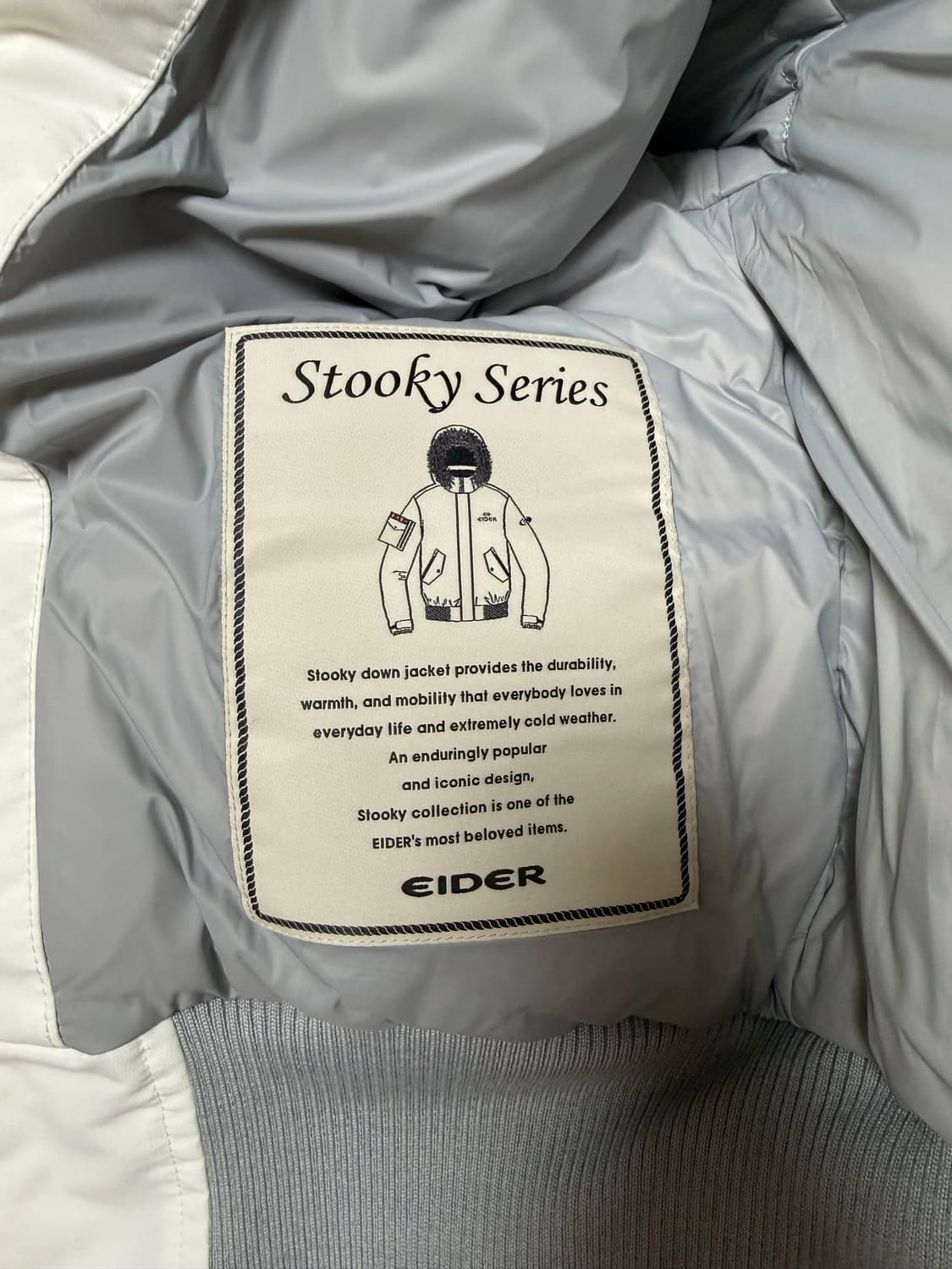 아이더 스투키 패딩 m 상품이미지2