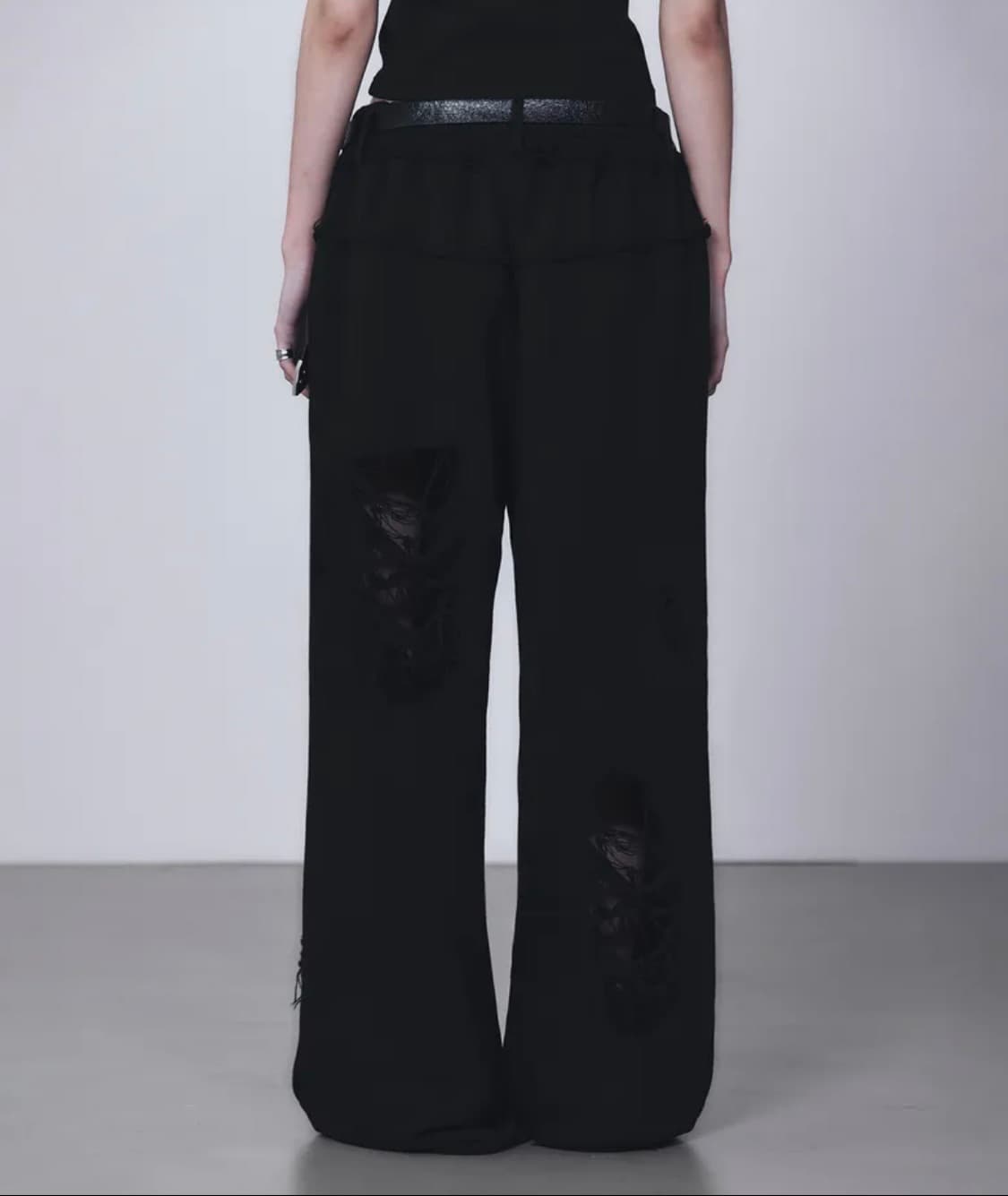 트리밍버드 Scratch Damage Wide Sweat Pants 상품이미지3