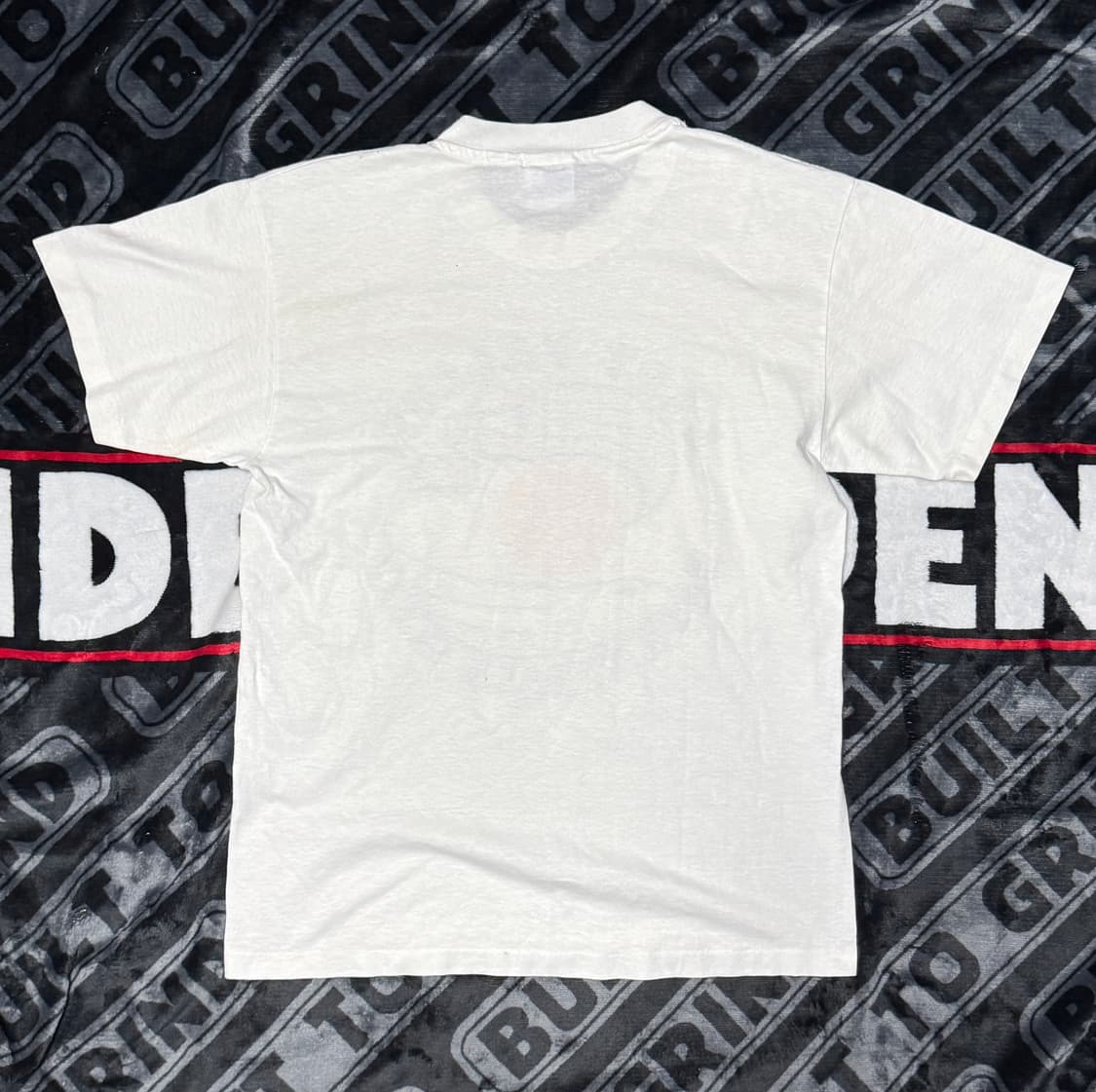 싱글 스티치 헤인즈 티셔츠 화이트 상품이미지2