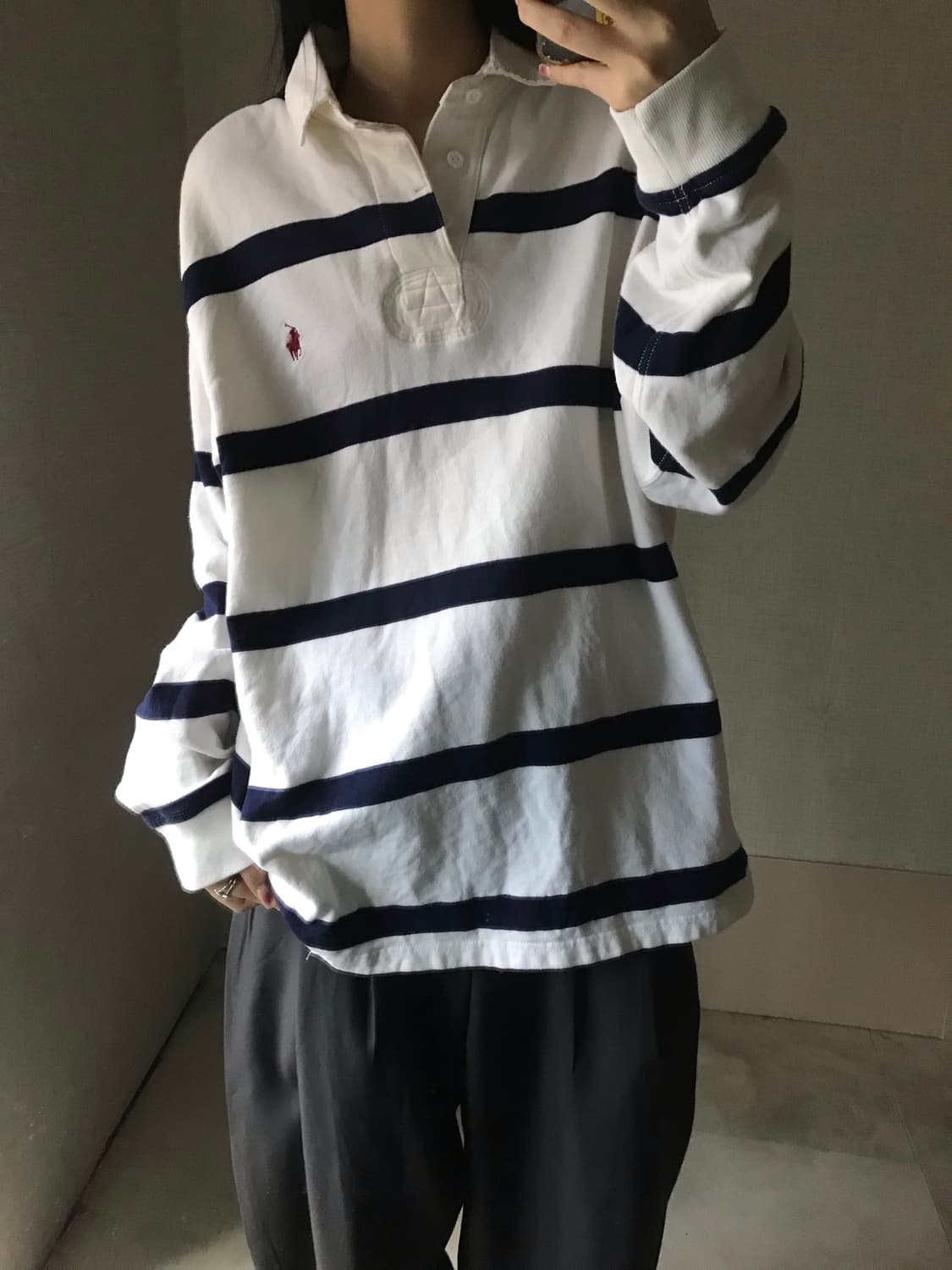 폴로 스트라이프 럭비티셔츠 상품이미지2