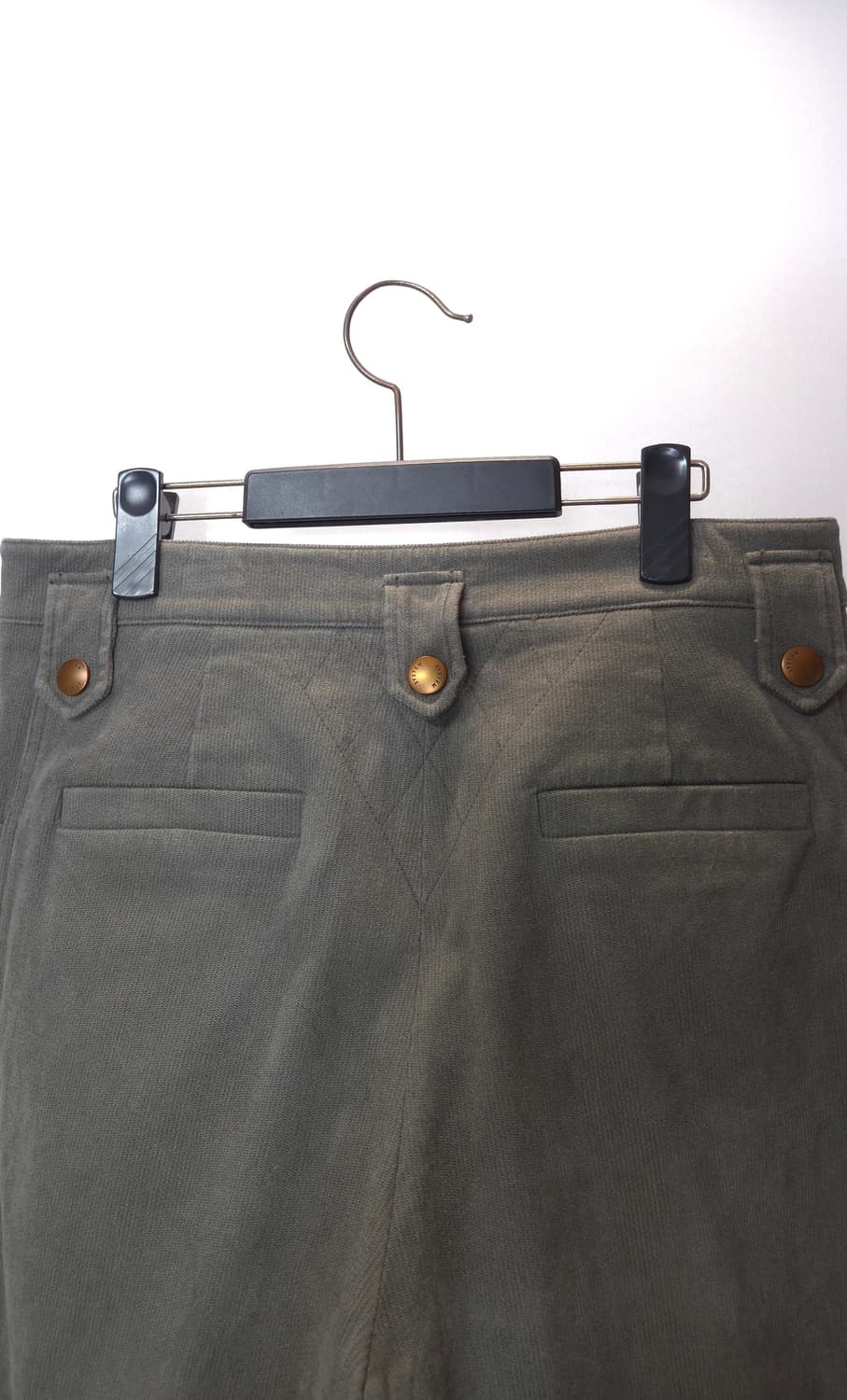 한섬 시스템 2021 코듀로이 세미와이드 골드 버튼 팬츠 67-98 상품이미지5