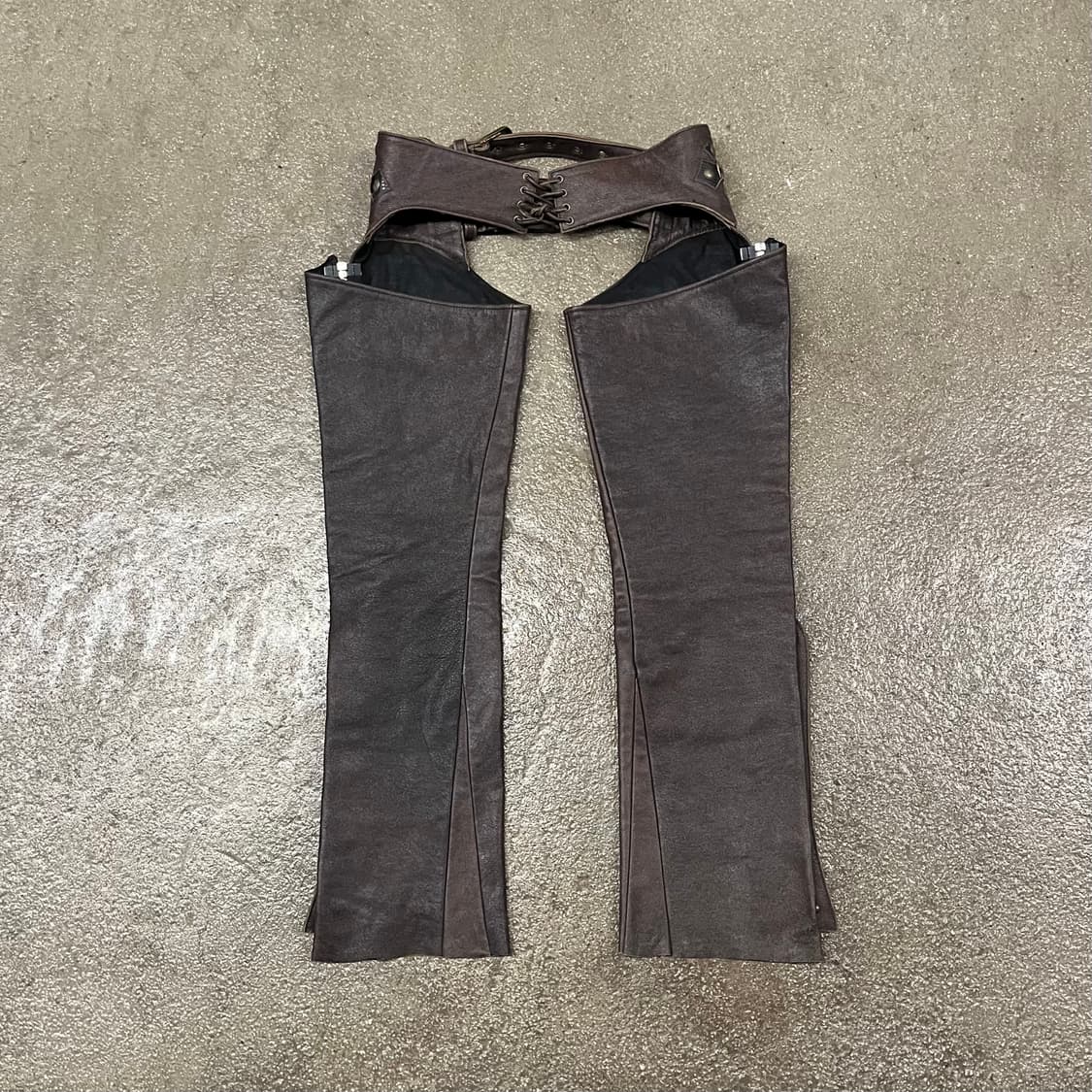 빈티지 카우보이 레더 챕스 (~30“) 상품이미지4