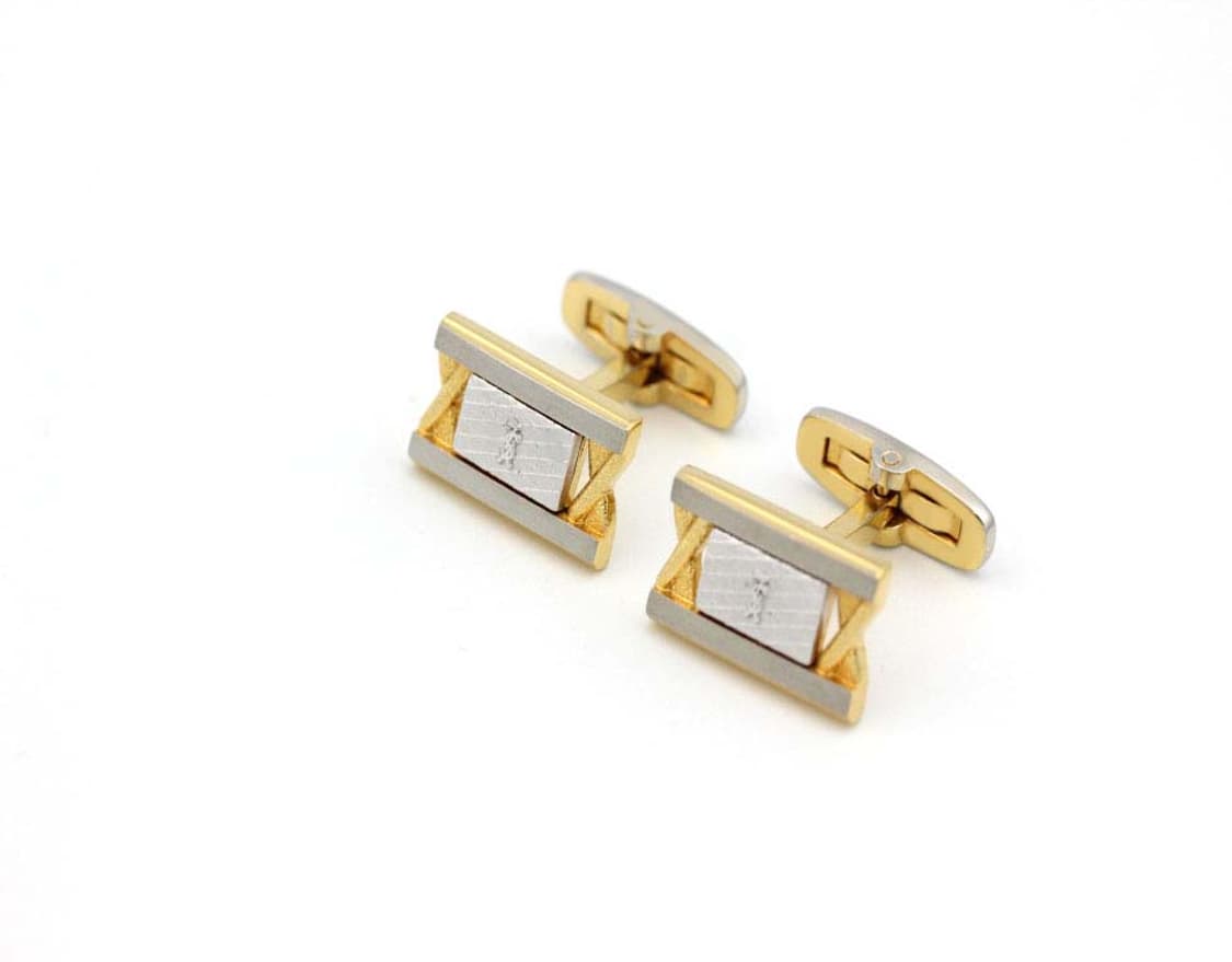 입생로랑 A등급 5.2cm 남자 명품 넥타이핀 커프스 세트 상품이미지5