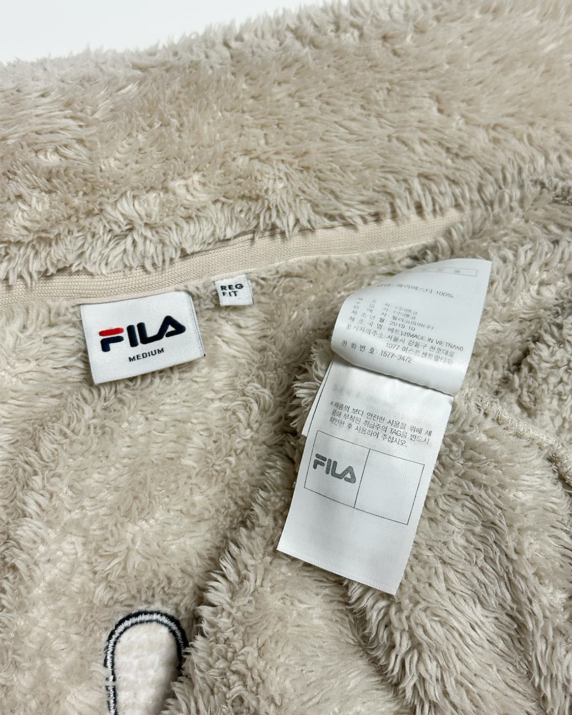 휠라 후리스 집업 상품이미지4