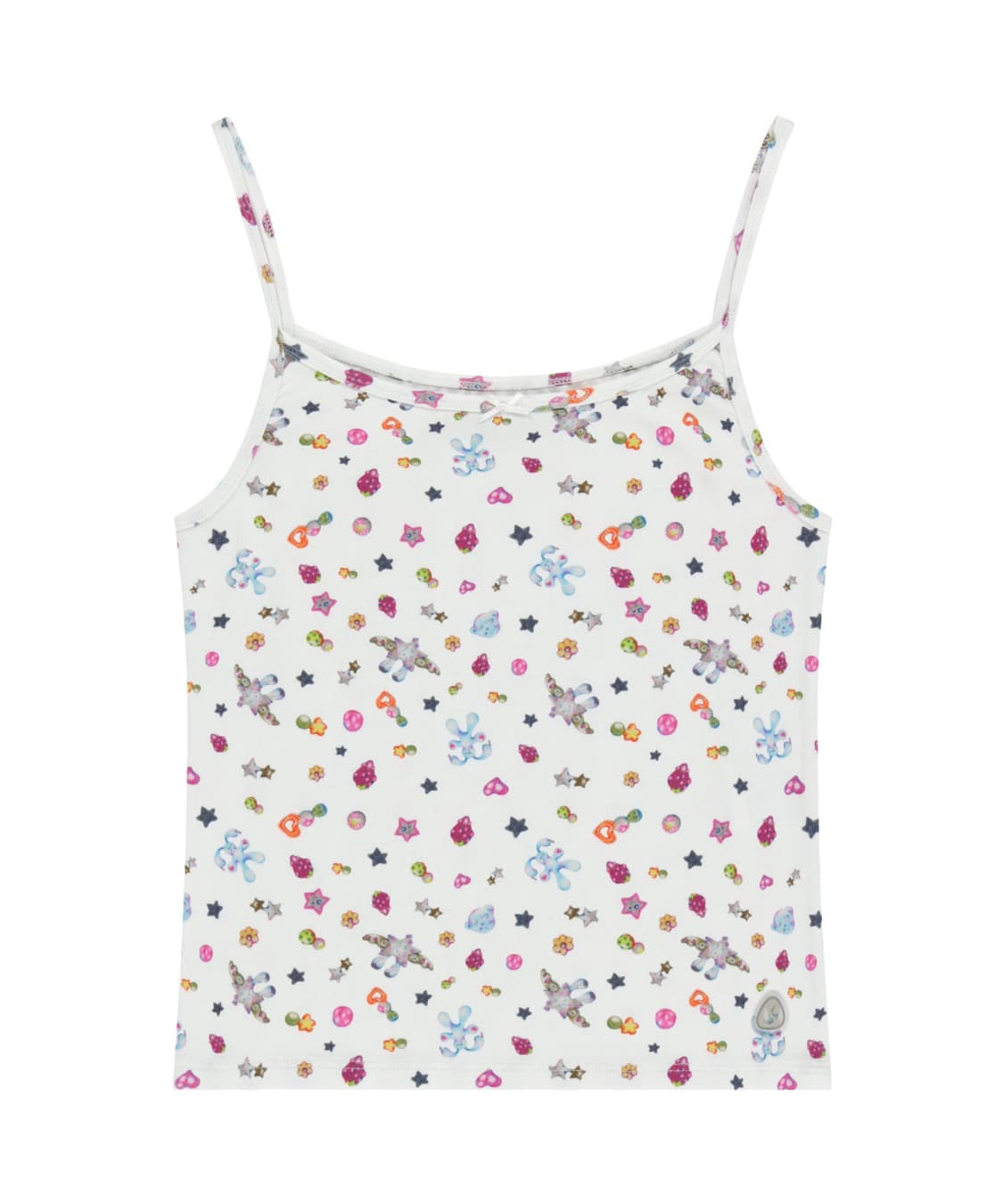 코이세이오 EMA TINY FRIENDS SLEEVELESS WHITE 상품이미지1