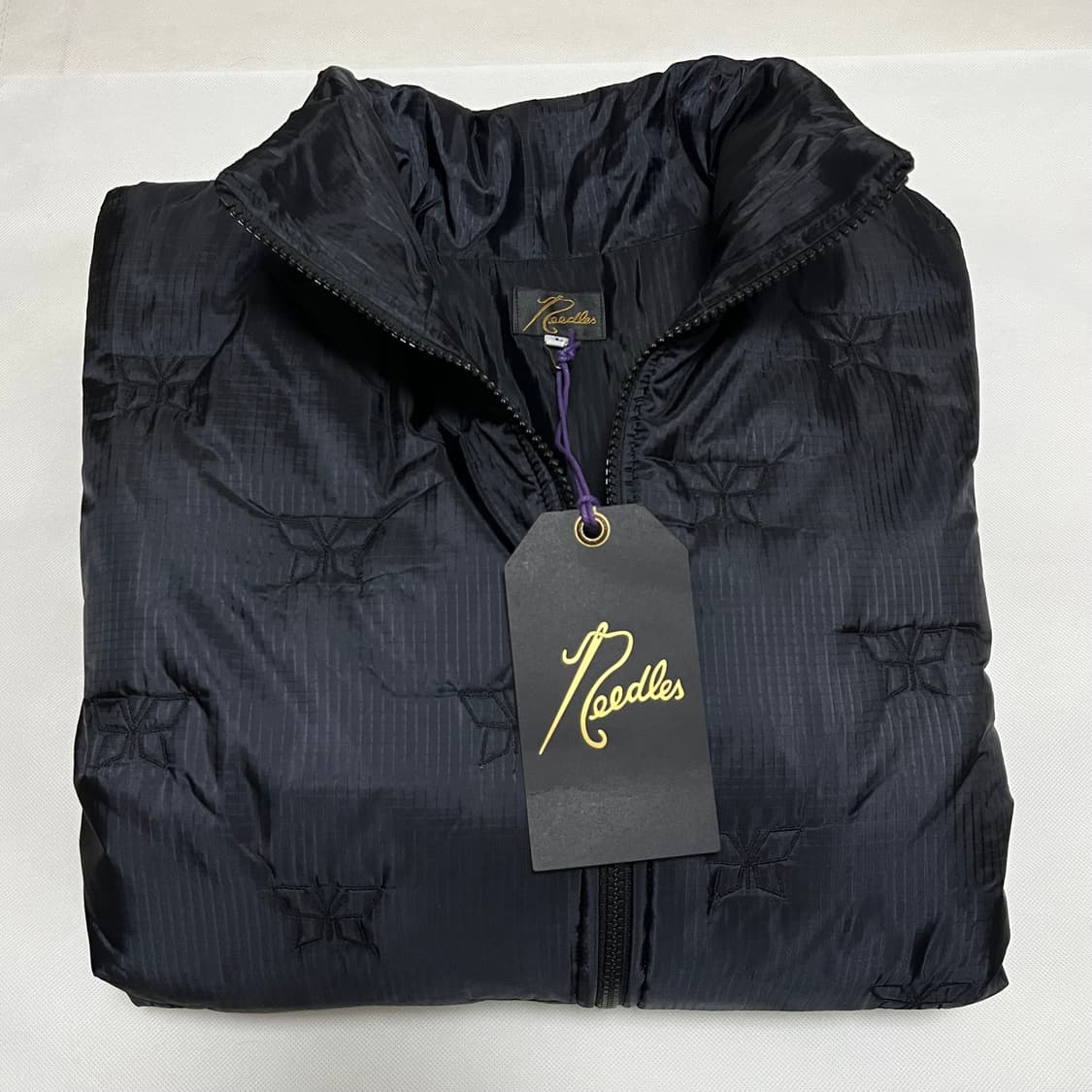 [L,XL]니들스 25fw 파피용 퀄팅 자켓/블랙 상품이미지4