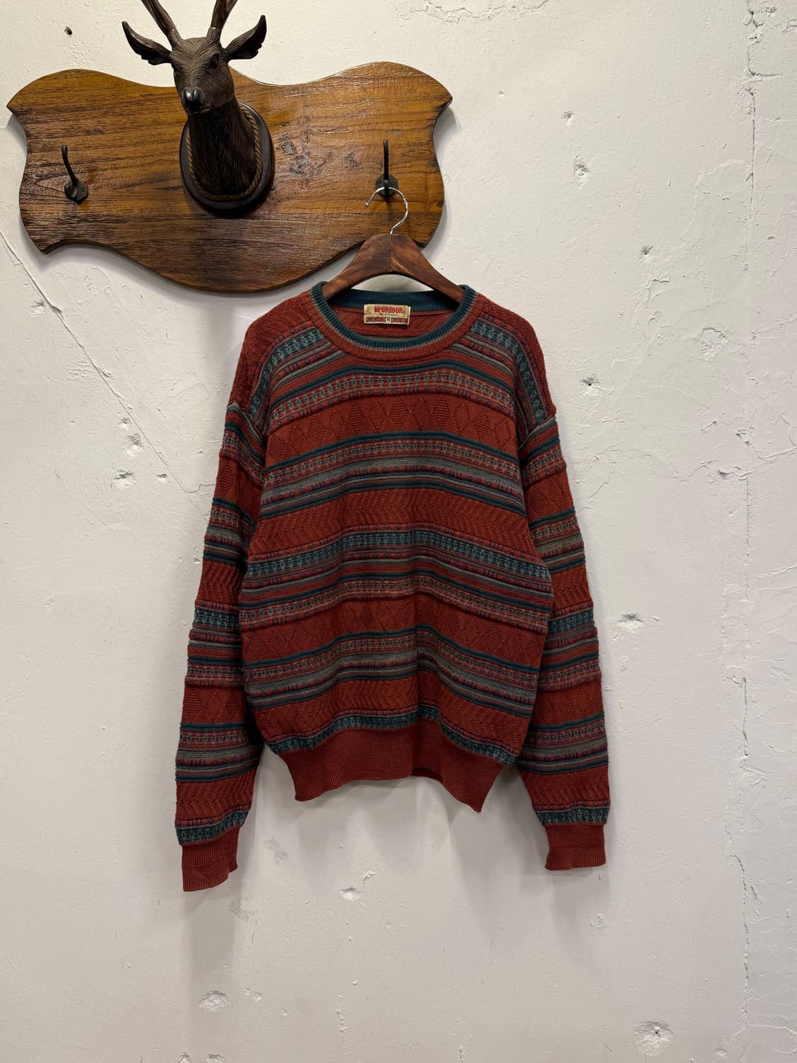 L) 90s McGregor Sportswear Wool Sweater 상품이미지2