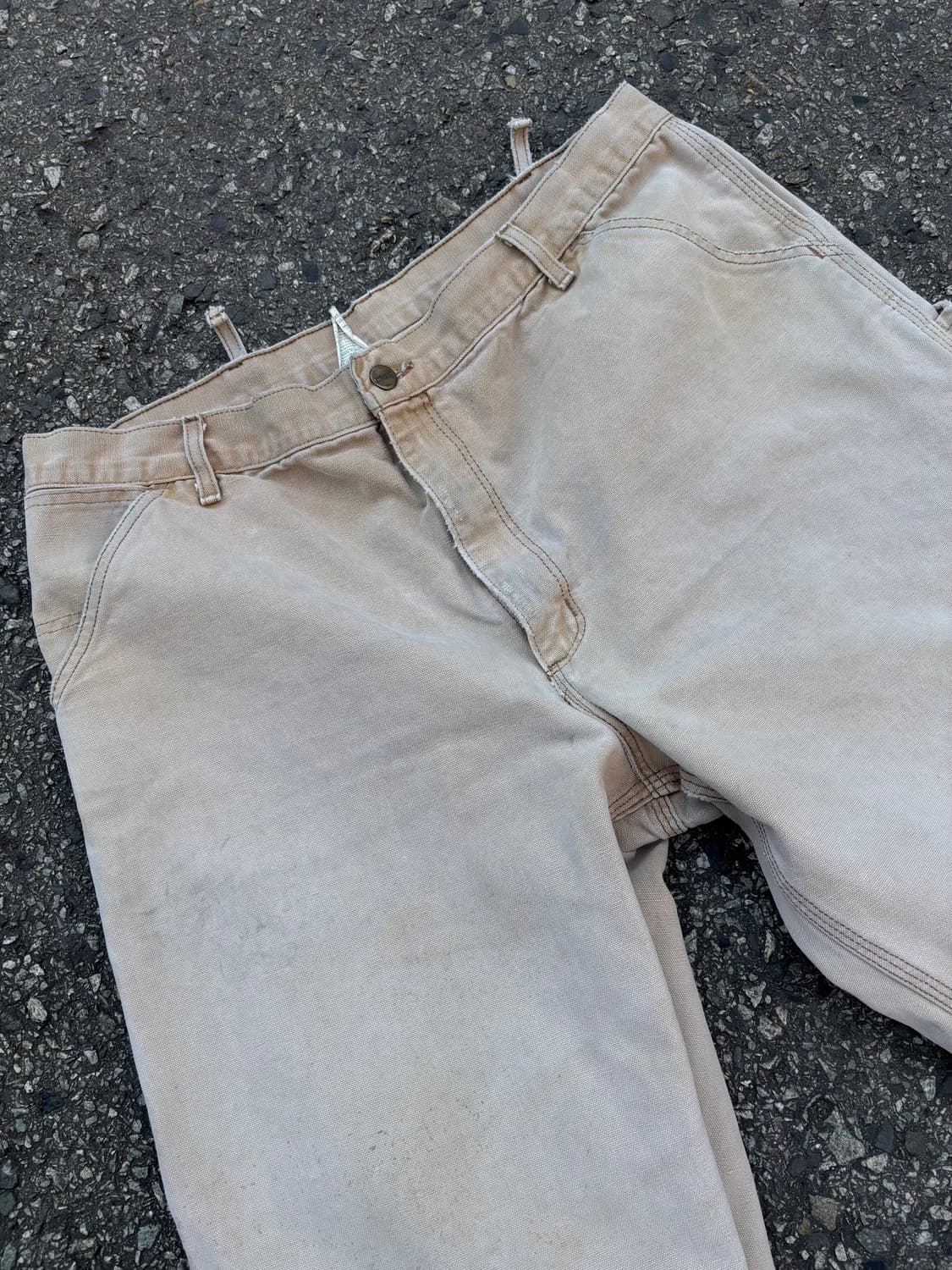 90s 칼하트 하드페이드 싱글니팬츠 상품이미지5