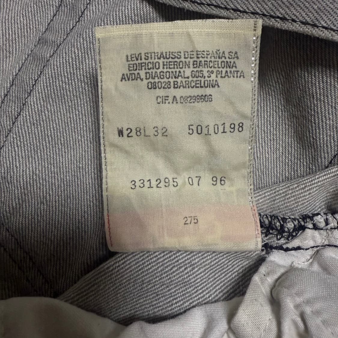 [28] levi's 리바이스 501 데님 청바지 - 3 상품이미지6