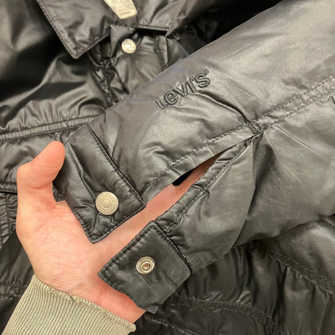 N116 리바이스 패딩 셔츠 자켓 상품이미지6