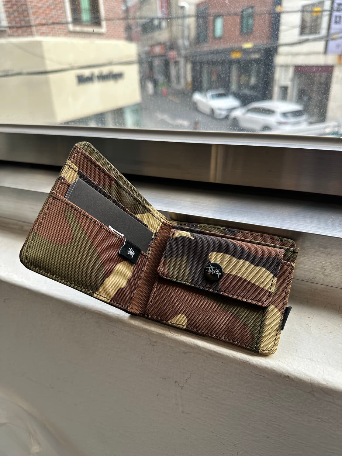 Stussy camo pattern wallet 상품이미지2