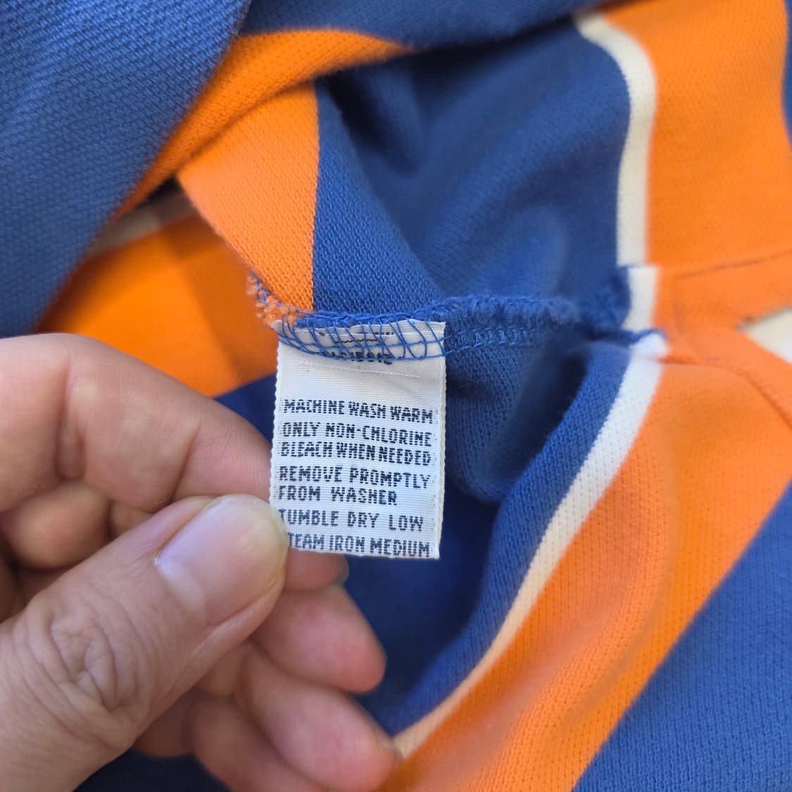 [S]폴로 랄프로렌 스트라이프 카라 반팔 티셔츠 상품이미지5