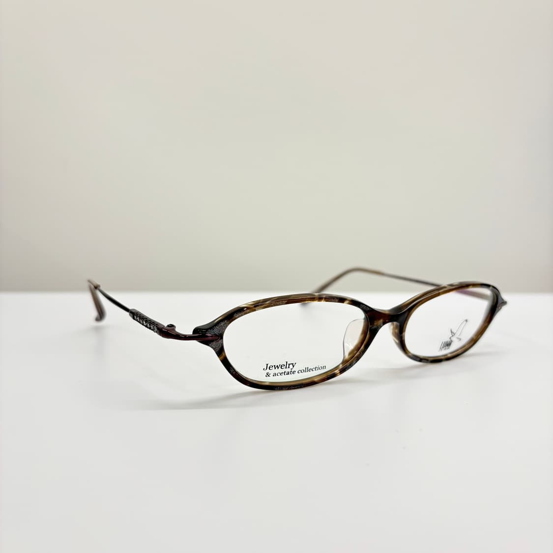 Luna 브라운 뿔테 빈티지 안경 상품이미지2